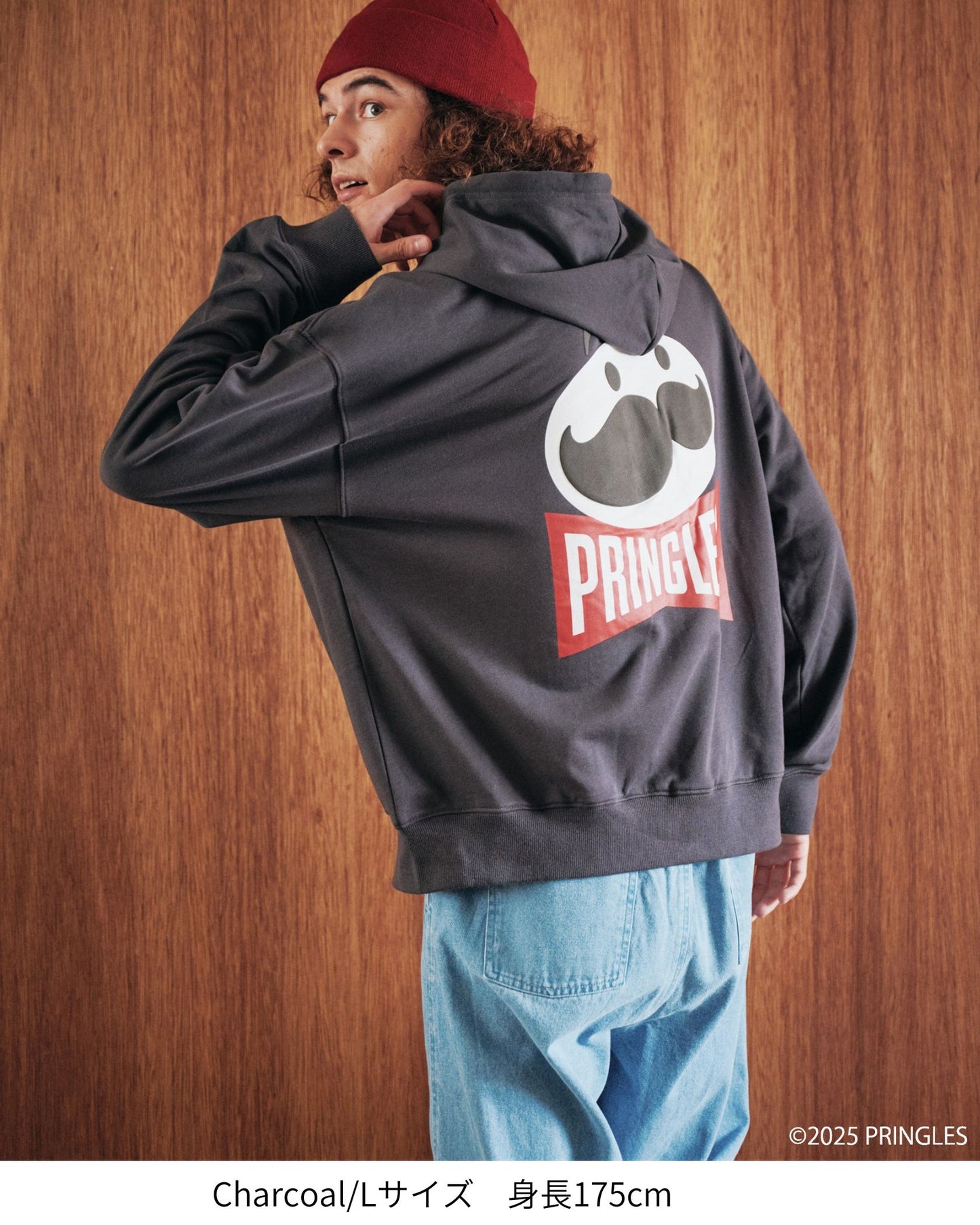 【PRINGLES】Back Face Zip Hoodie