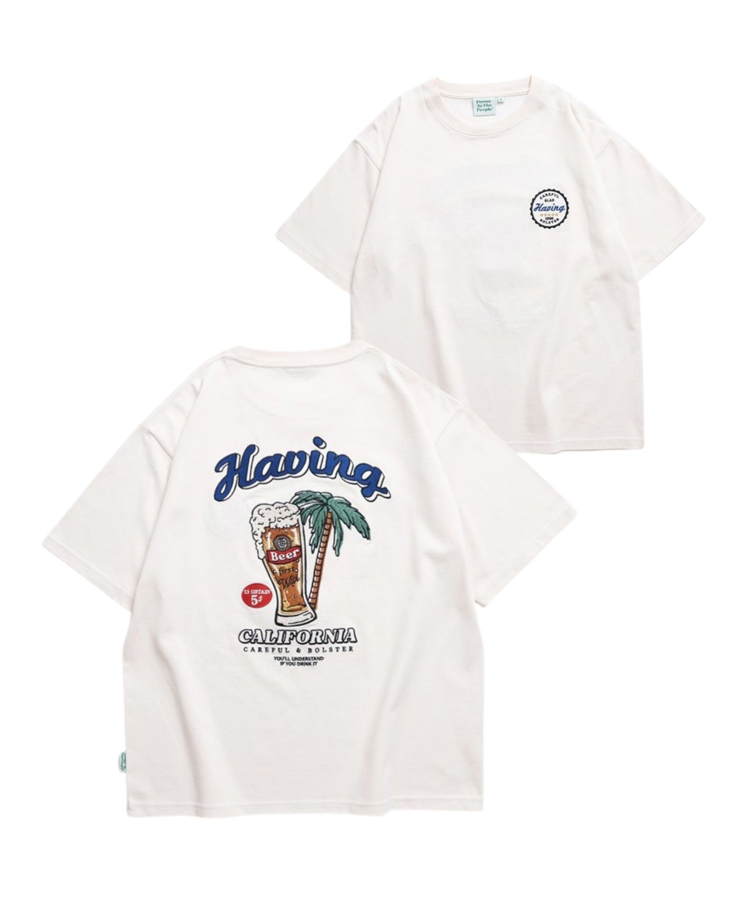 カリフォルニアビール刺繍T