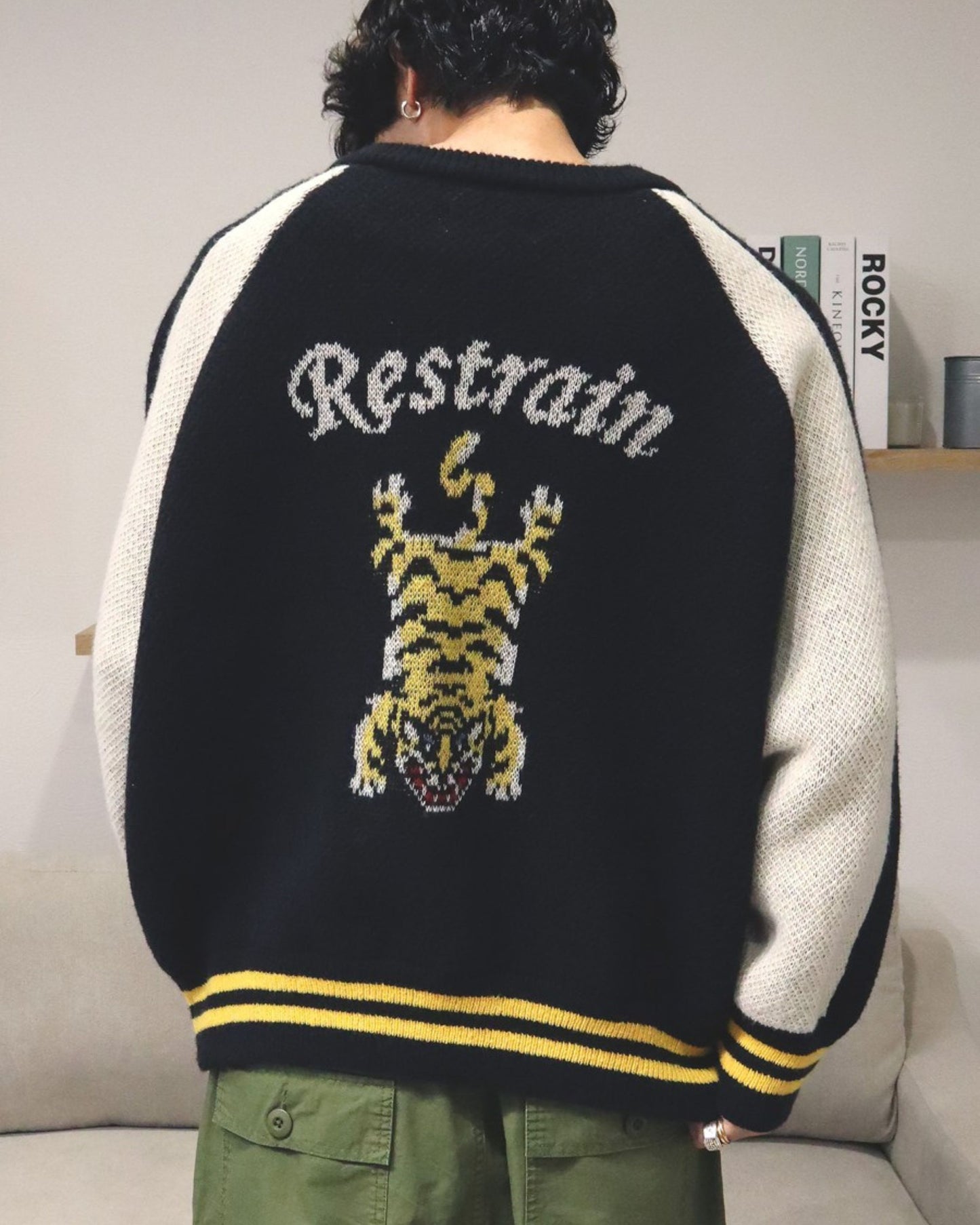 Tiger Knit Souvenir Jacket
