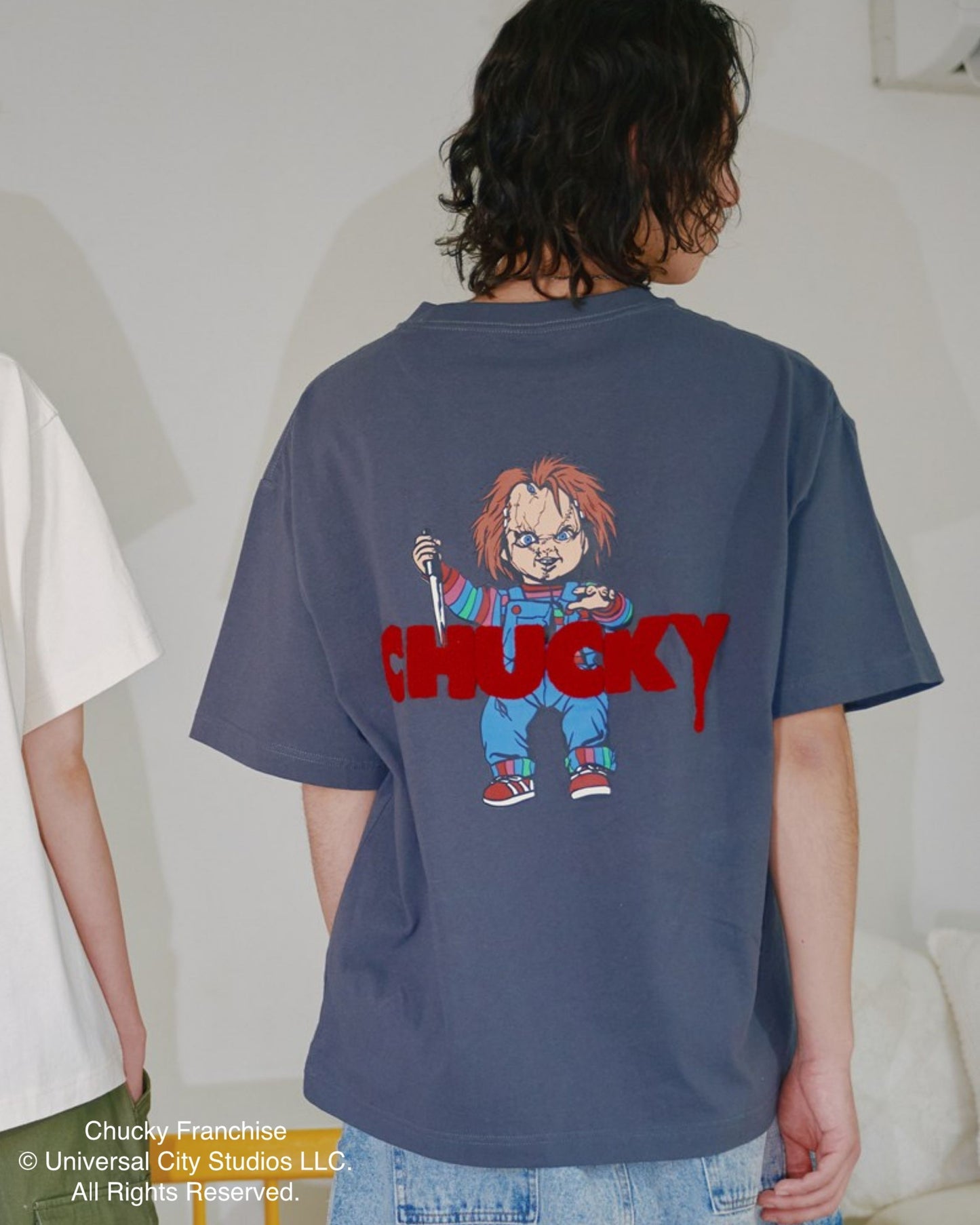 【CHUCKY】チャッキー　サガラ刺繍ロゴT