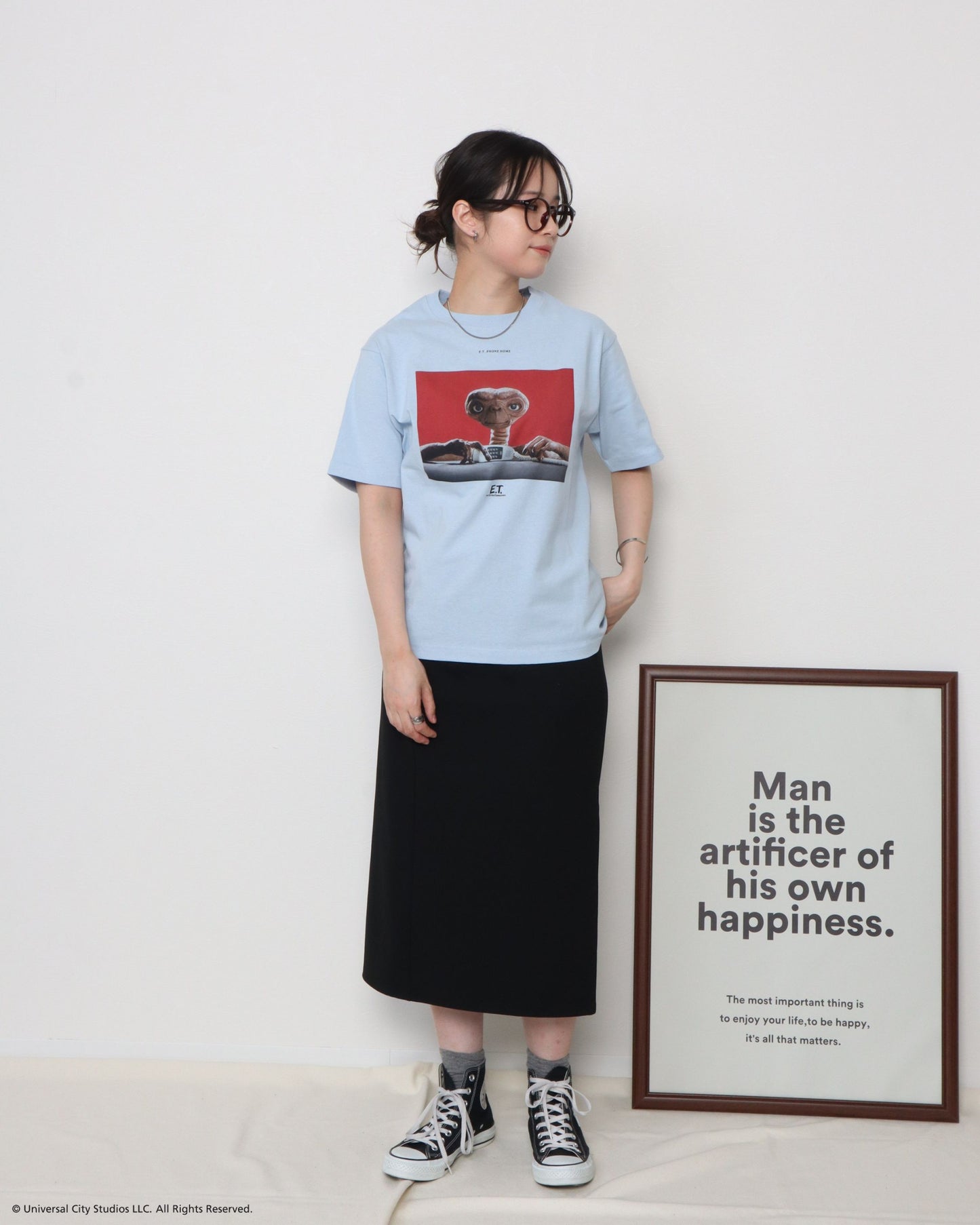 【E.T.】フォトプリントTシャツ