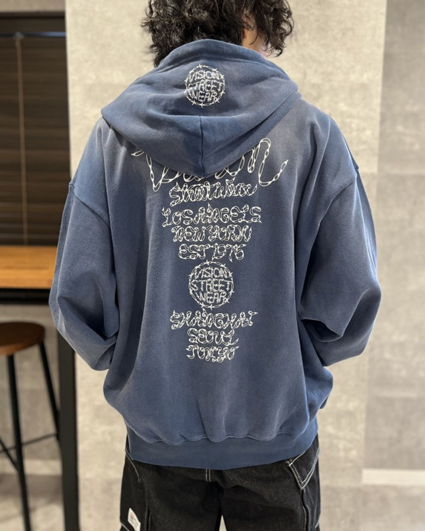Faded Shoelace Hoodie