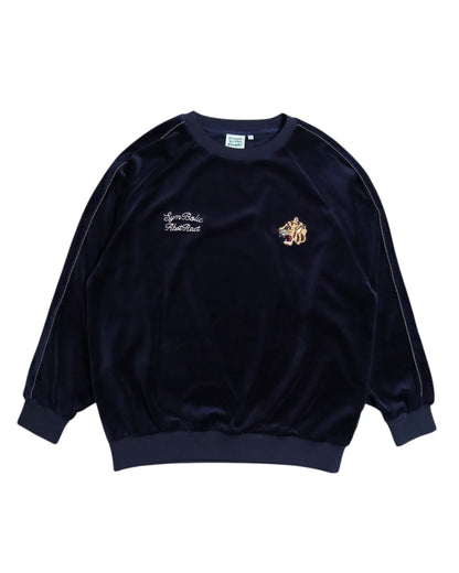 Velour Raglan Sweatshirt