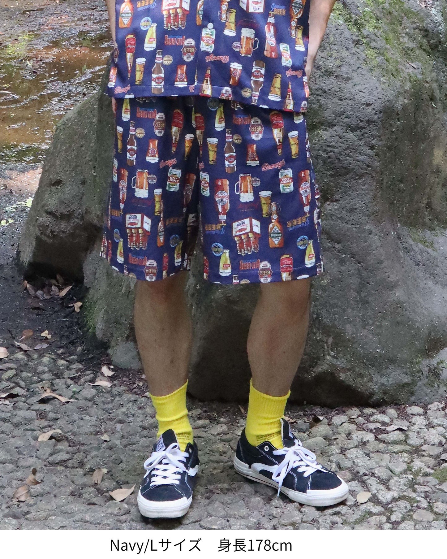 【梨地】総柄ショーツ