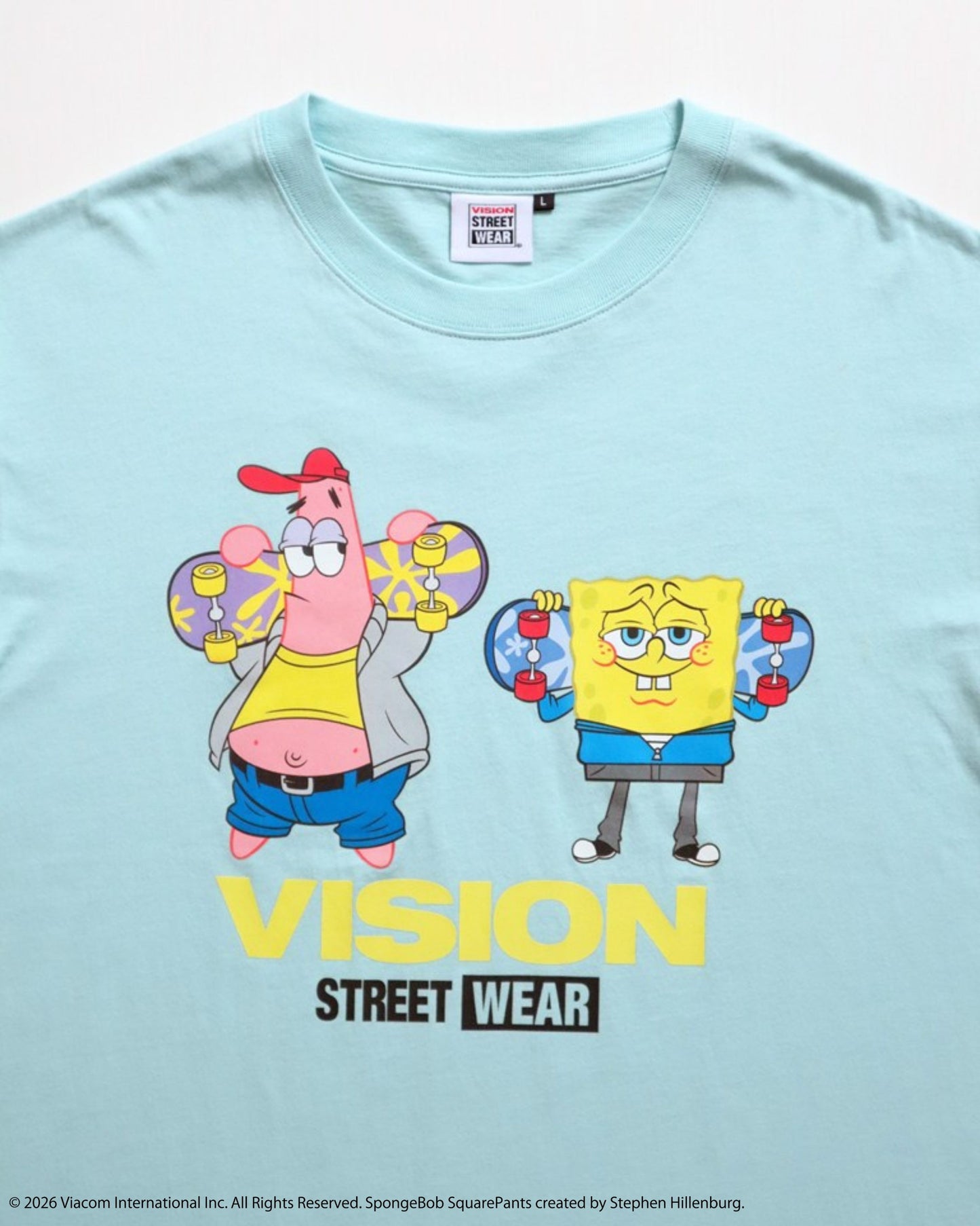 【スポンジ・ボブコラボ】SkaterTee / スケーターグラフィックTシャツ