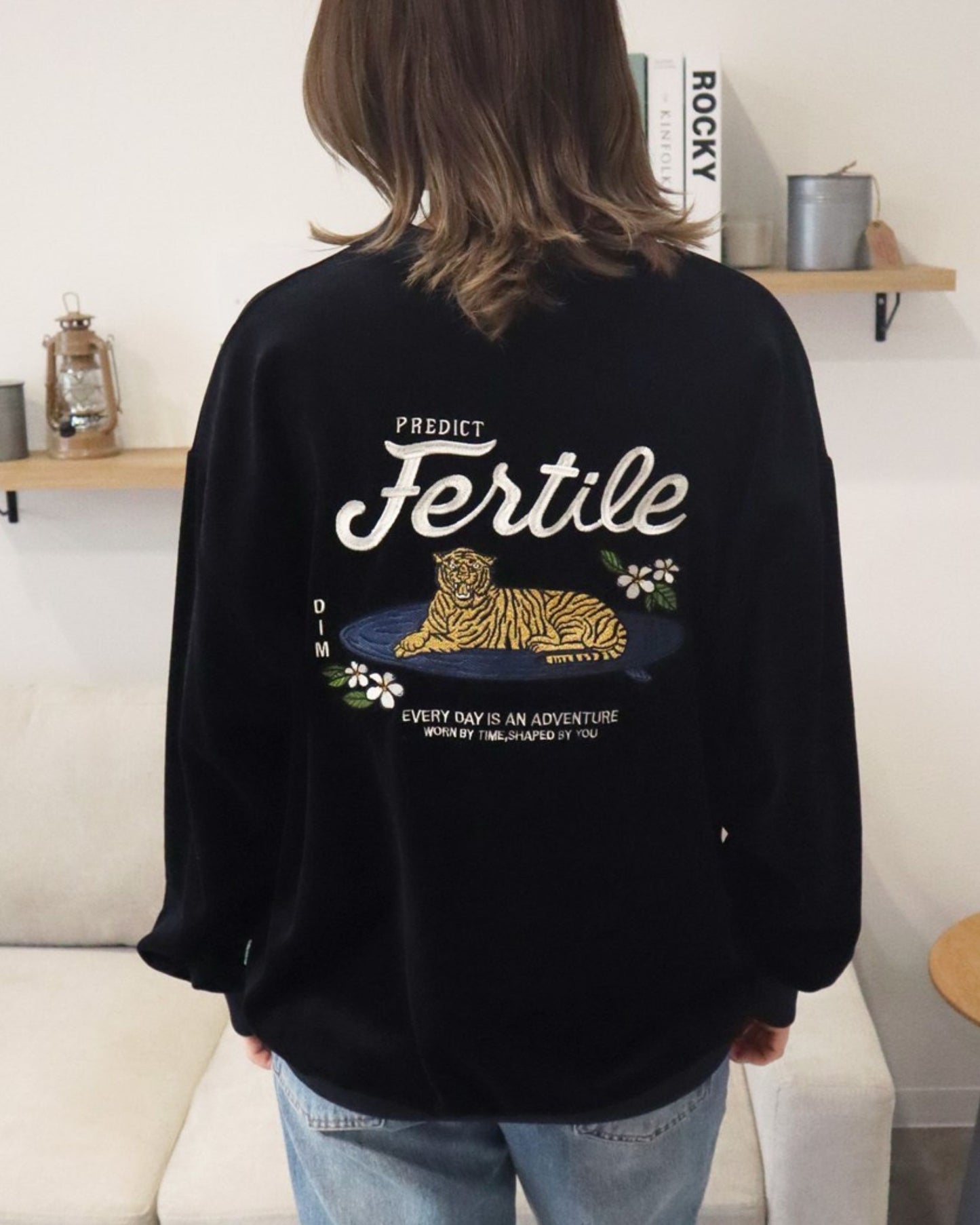 Tiger Surf  Velor Sweatshirt