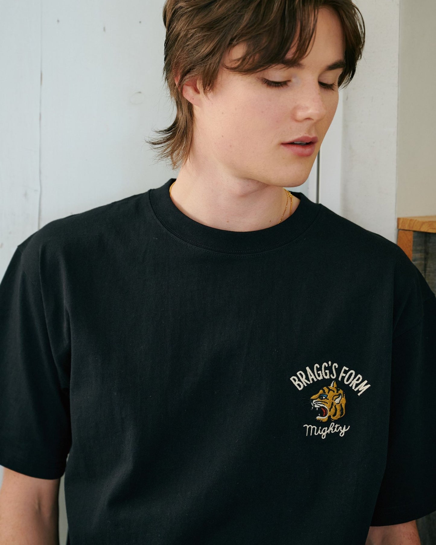 Tiger Embroidery Tee