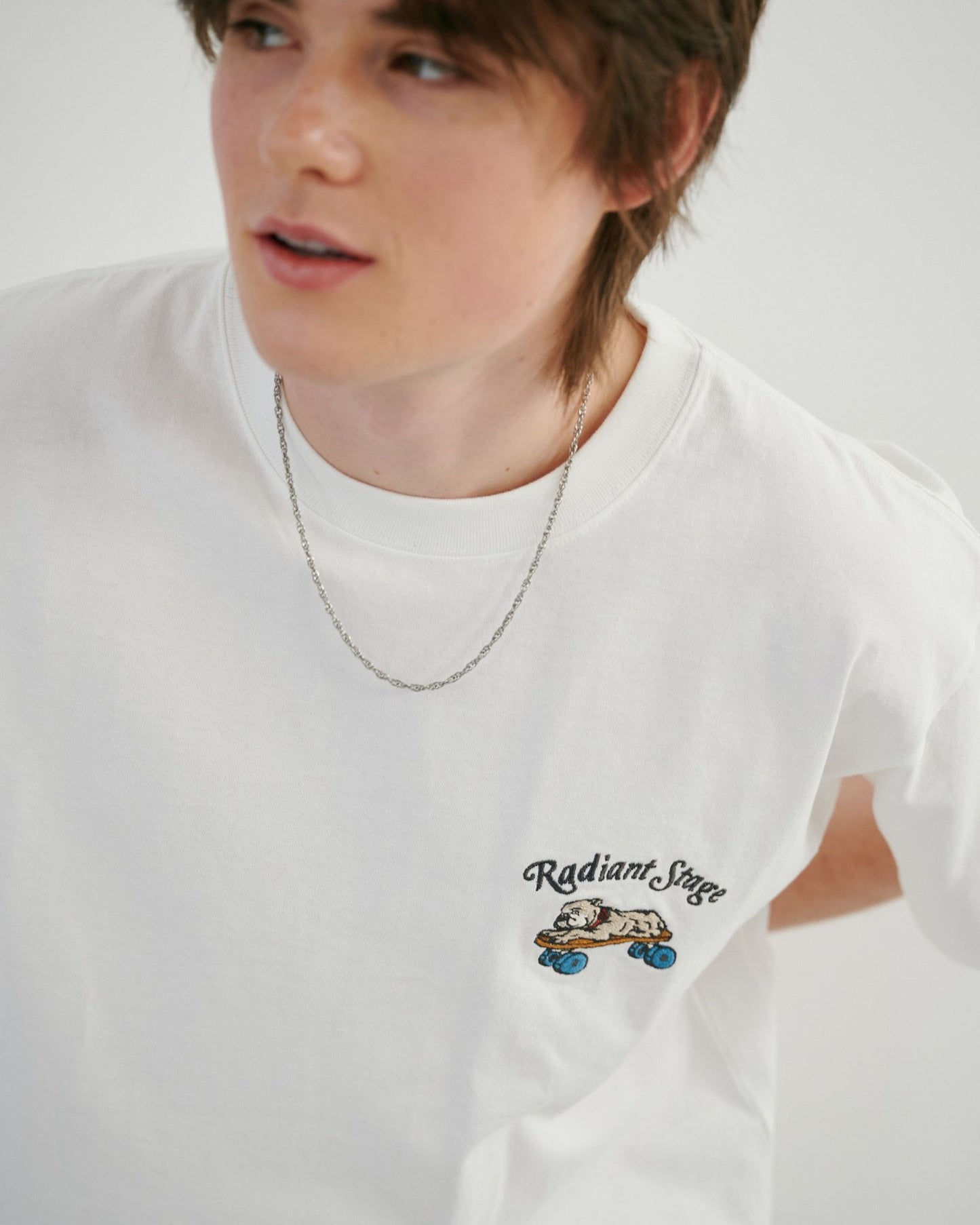 Bulldog Embroidery Tee