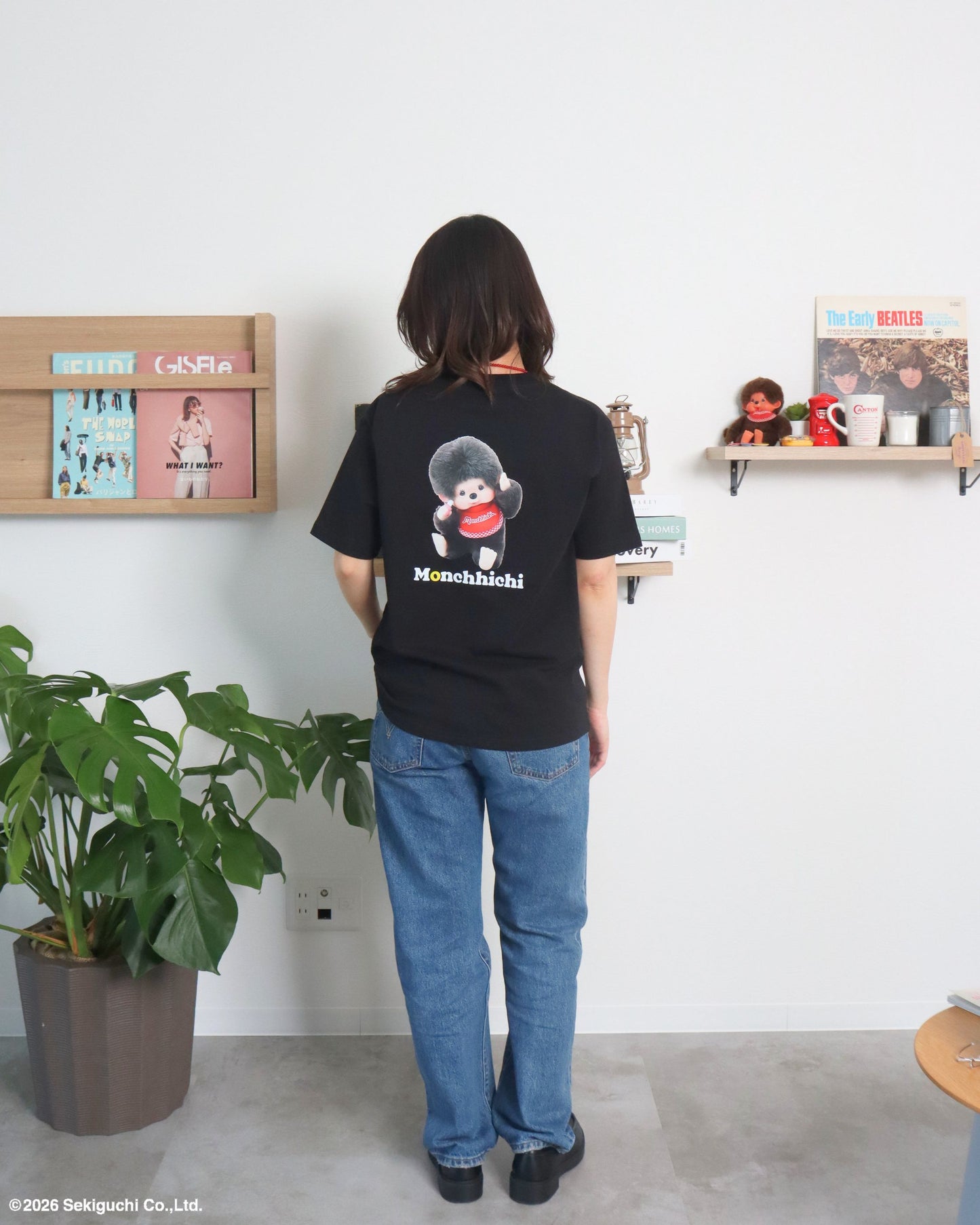 【モンチッチ】フォトプリントTシャツ