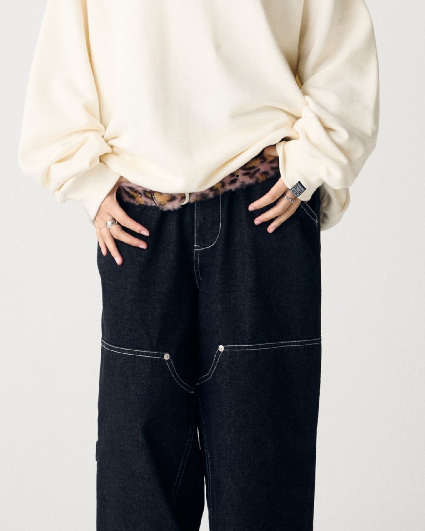 Leopard Fur belt / 5色展開 レオパード ファーベルト