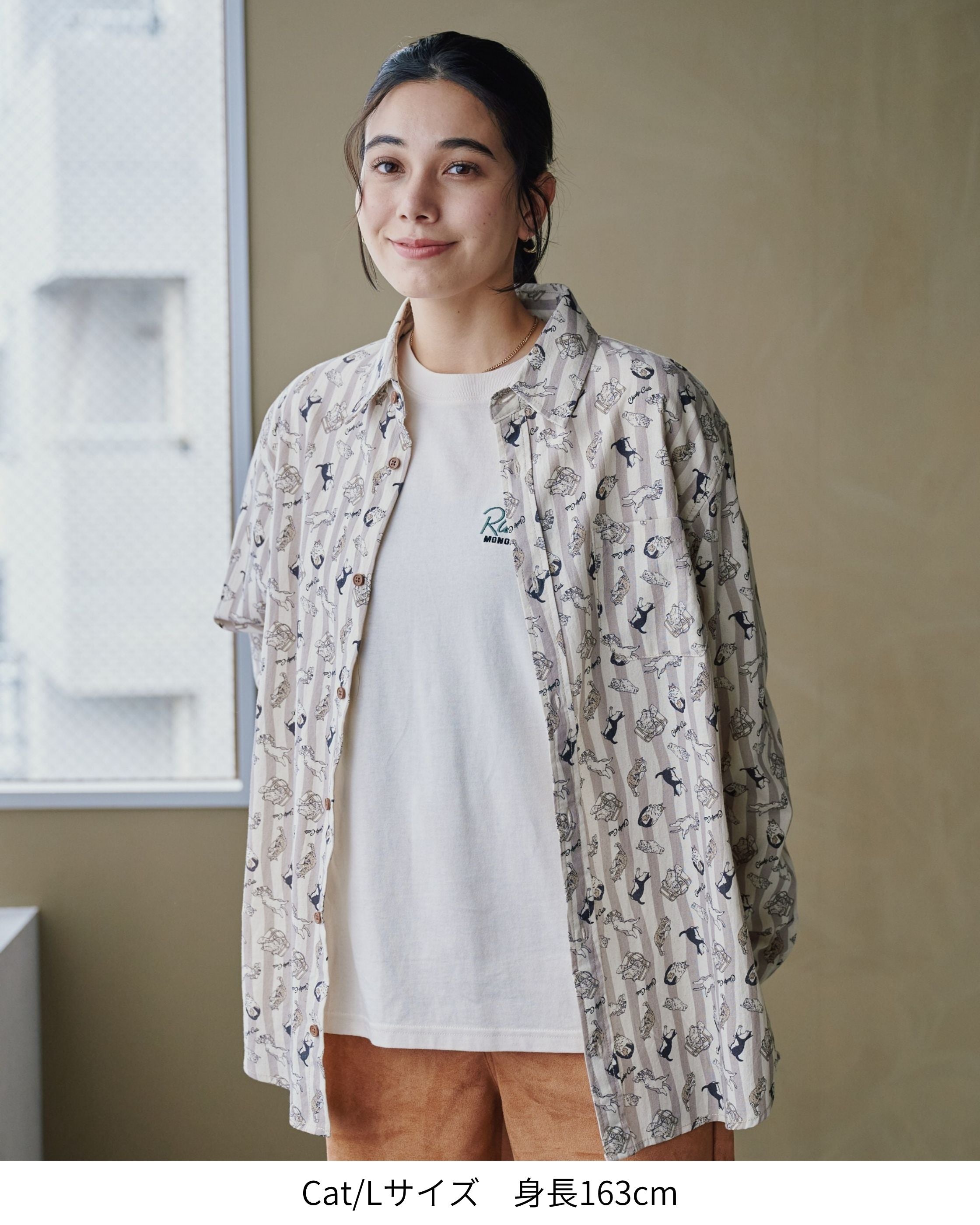 POWER TO THE PEOPLE】ストライプ総柄シャツ – Ha-Li-C STORE（ハ
