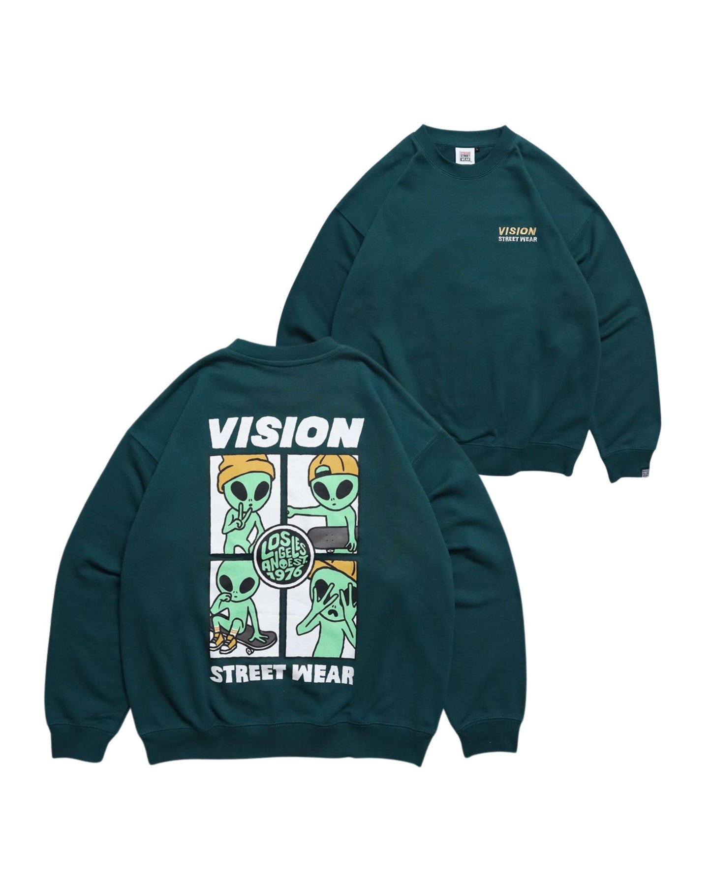 ID Photo Alien Sweatshirt / エイリアングラフィックロンT