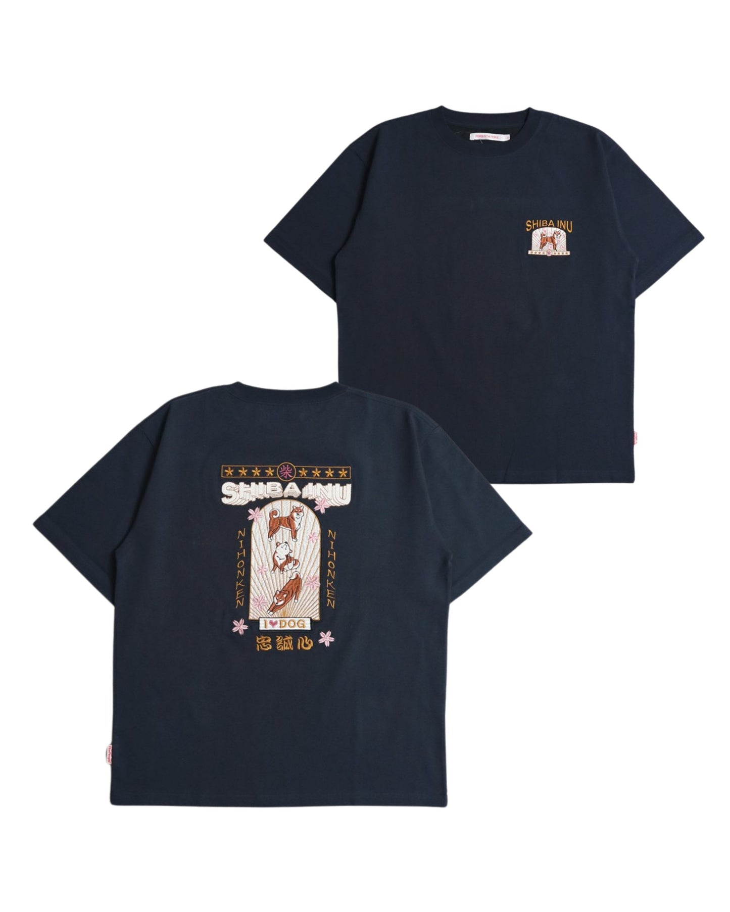 【JapanSeries】SHIBAINU Embroidered Tee