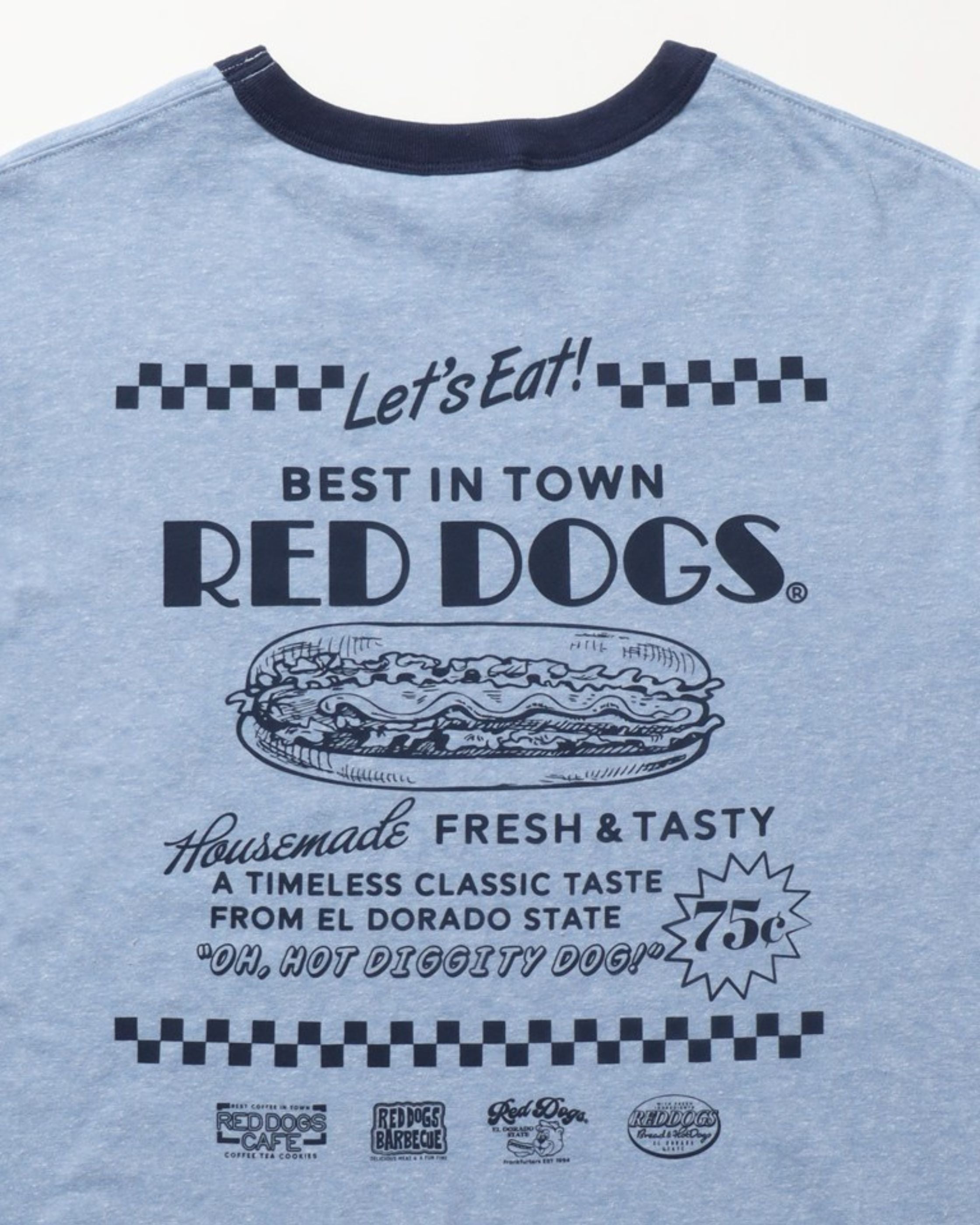 【RedDogs】ヴィンテージリンガーTシャツ
