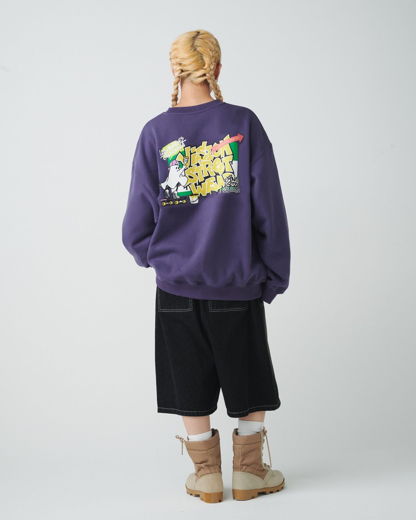 Ghost Sticker Sweatshirt