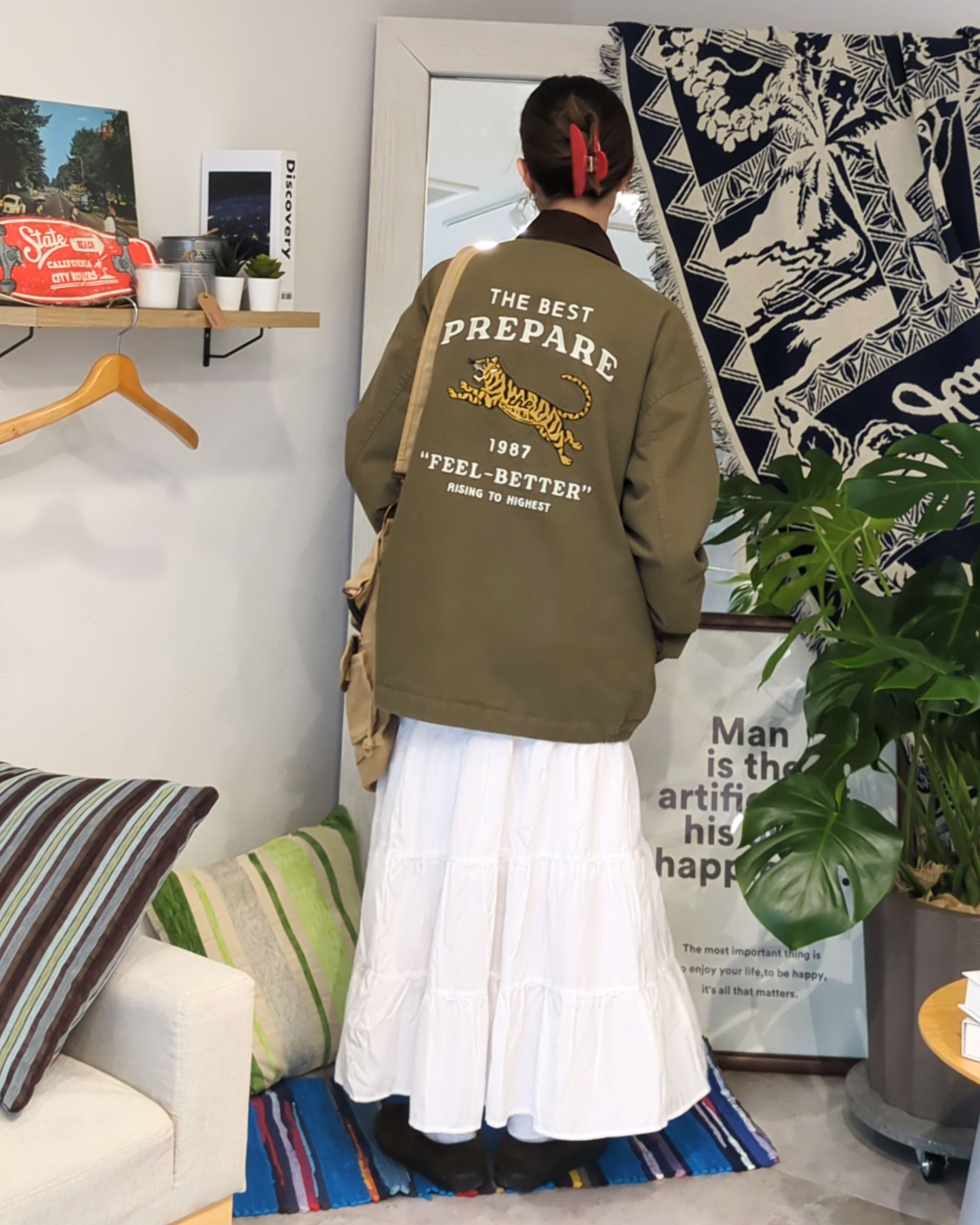 Corduroy Collar Jacket