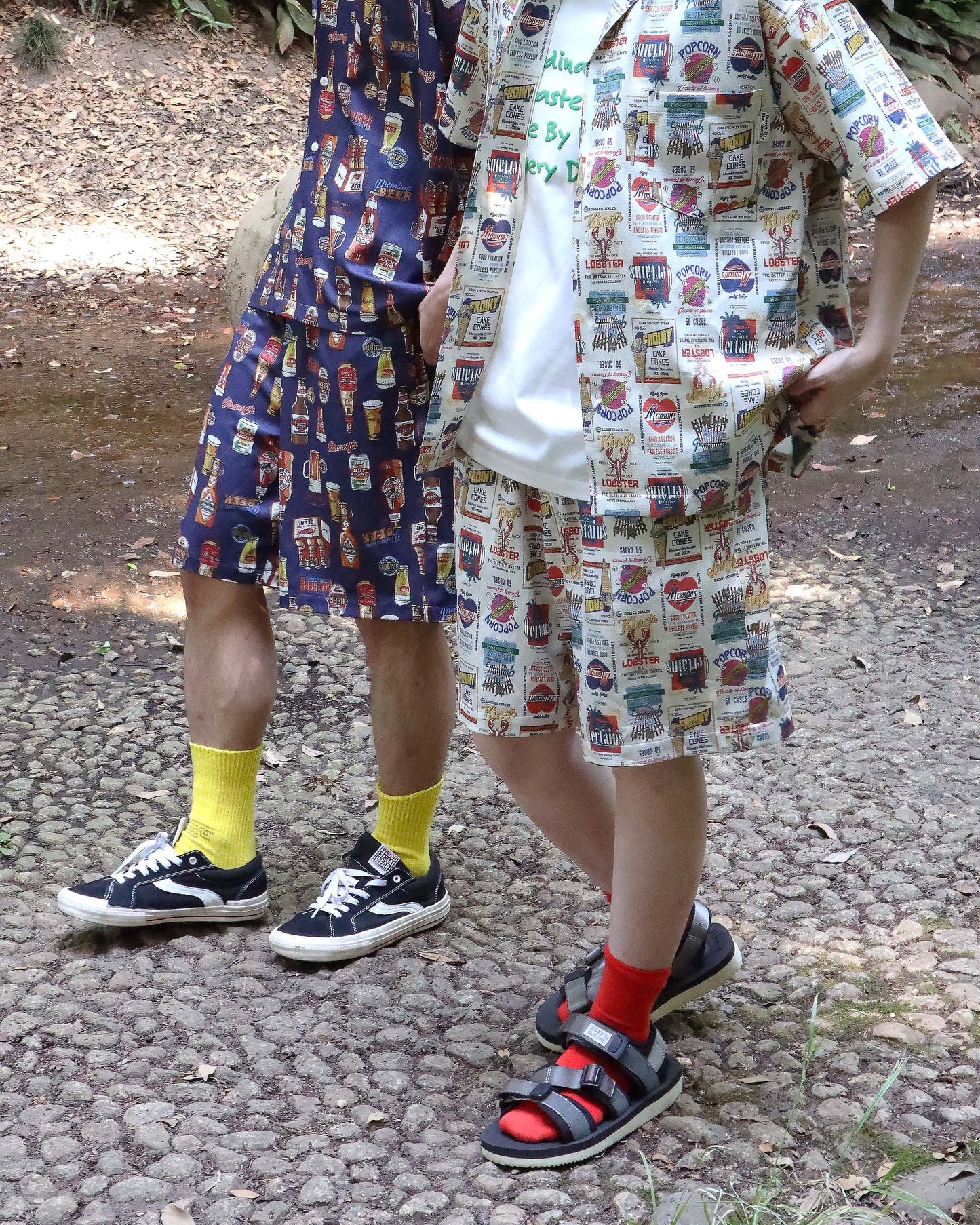 【梨地】総柄ショーツ