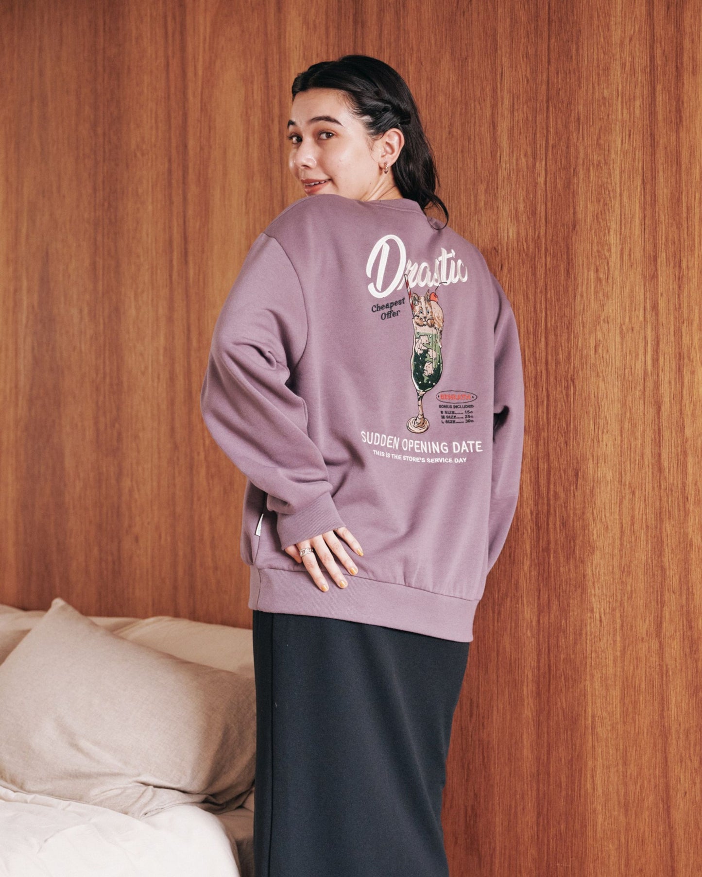 Soda Cat  Sweatshirt