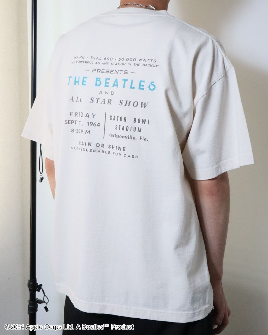 【ビートルズ】ピグメントプリントTシャツ
