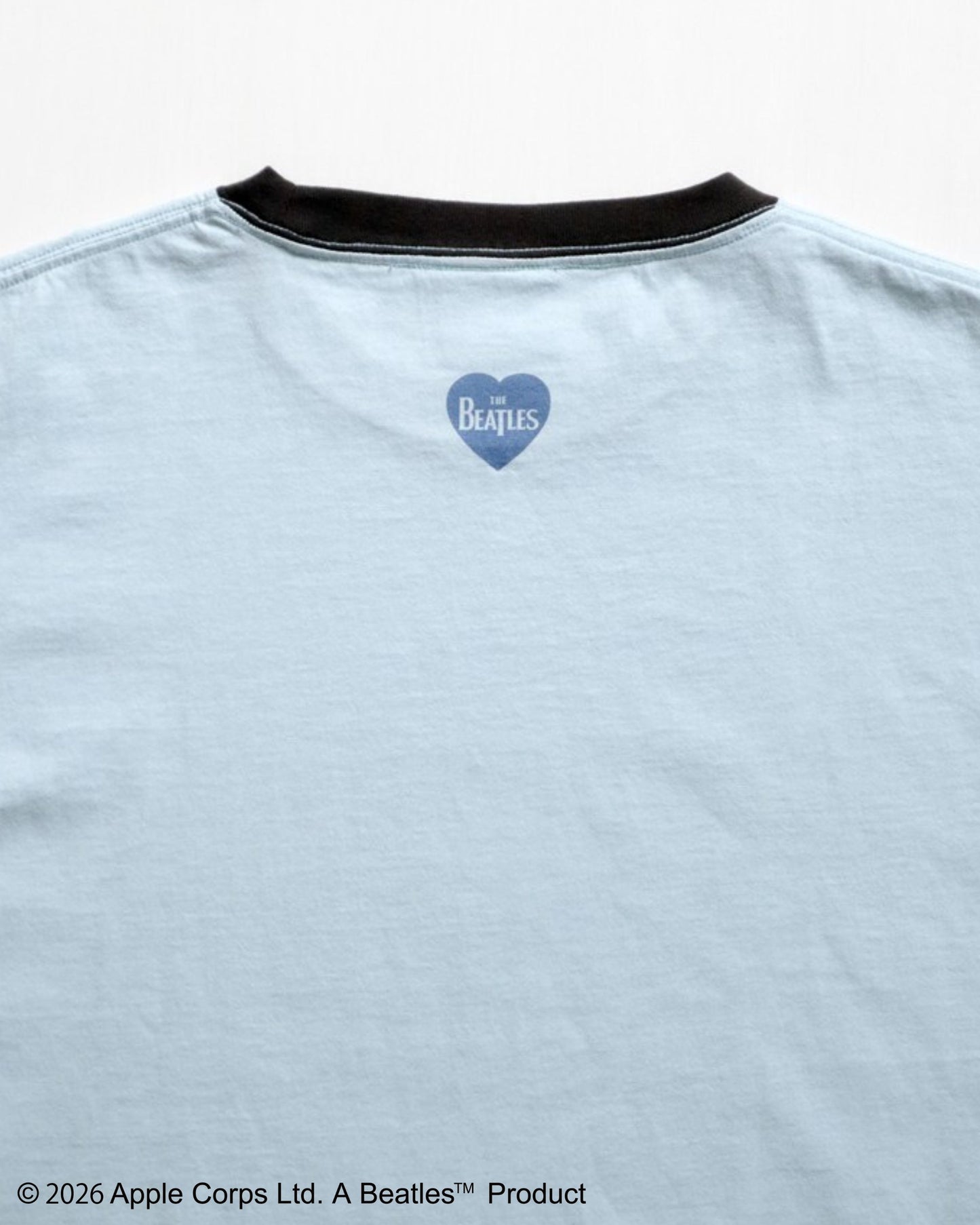 【ビートルズ】ハート柄リンガーT