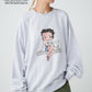 【BETTY BOOP™】 Front Back Sweatshirt