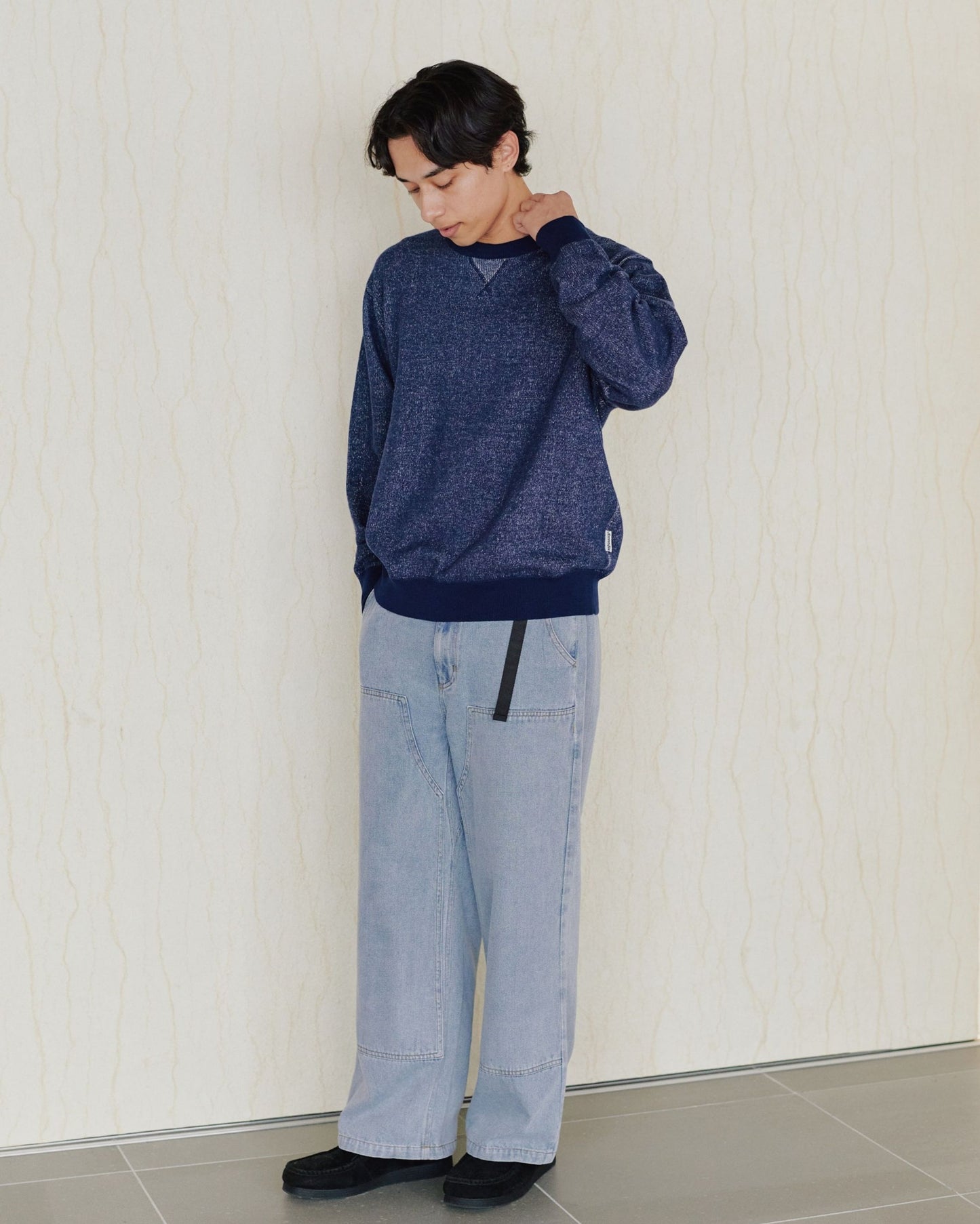 【MOVING PANTS®】ダブルニーデニムパンツ