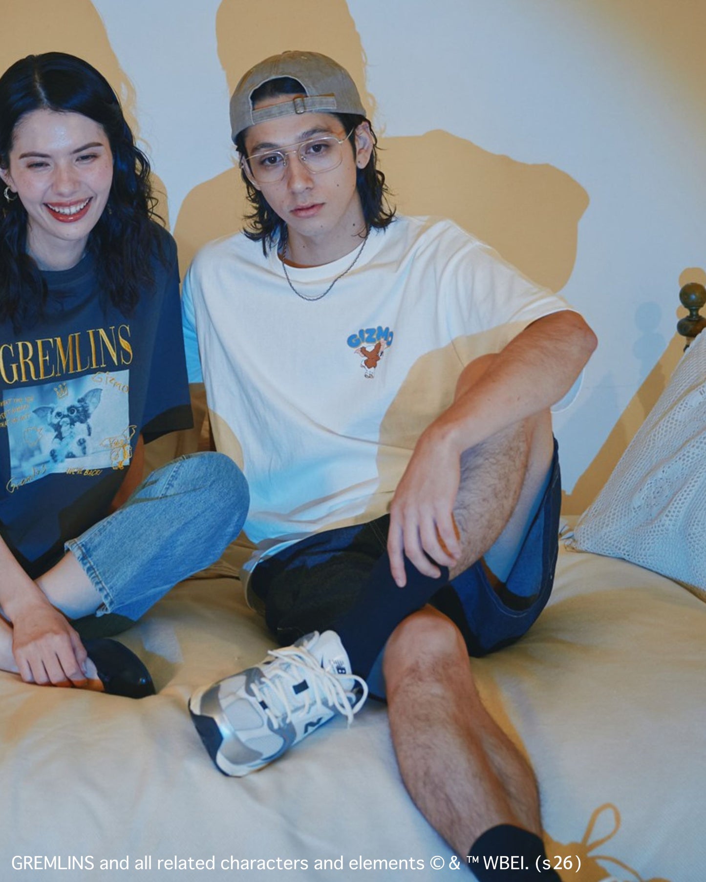 【グレムリン】ギズモ　サガラ刺繍ロゴT