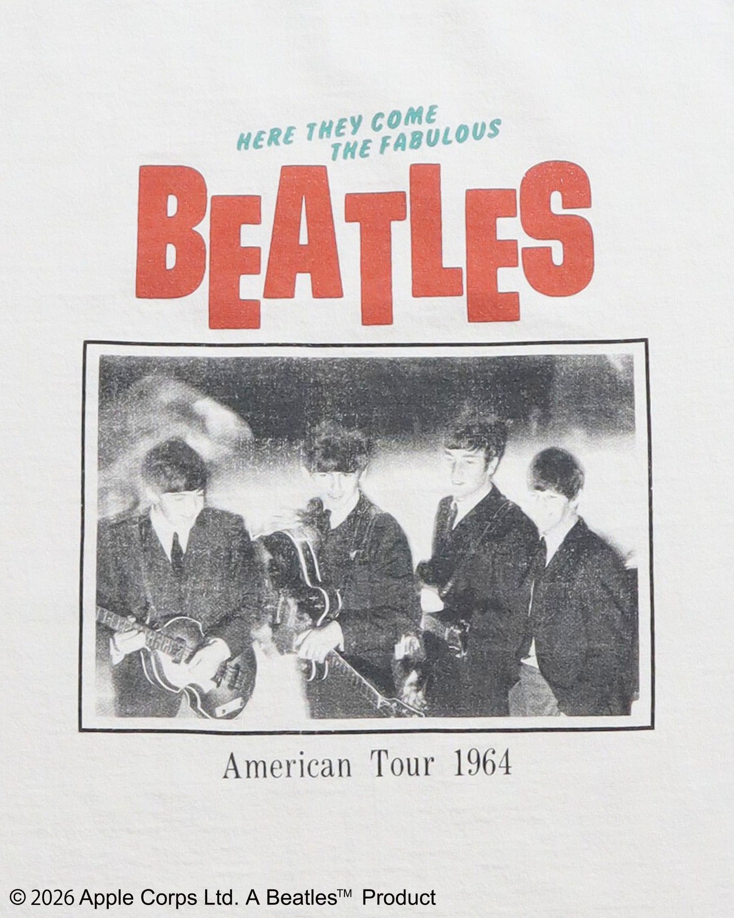 【ビートルズ】ツアープリントラグランT