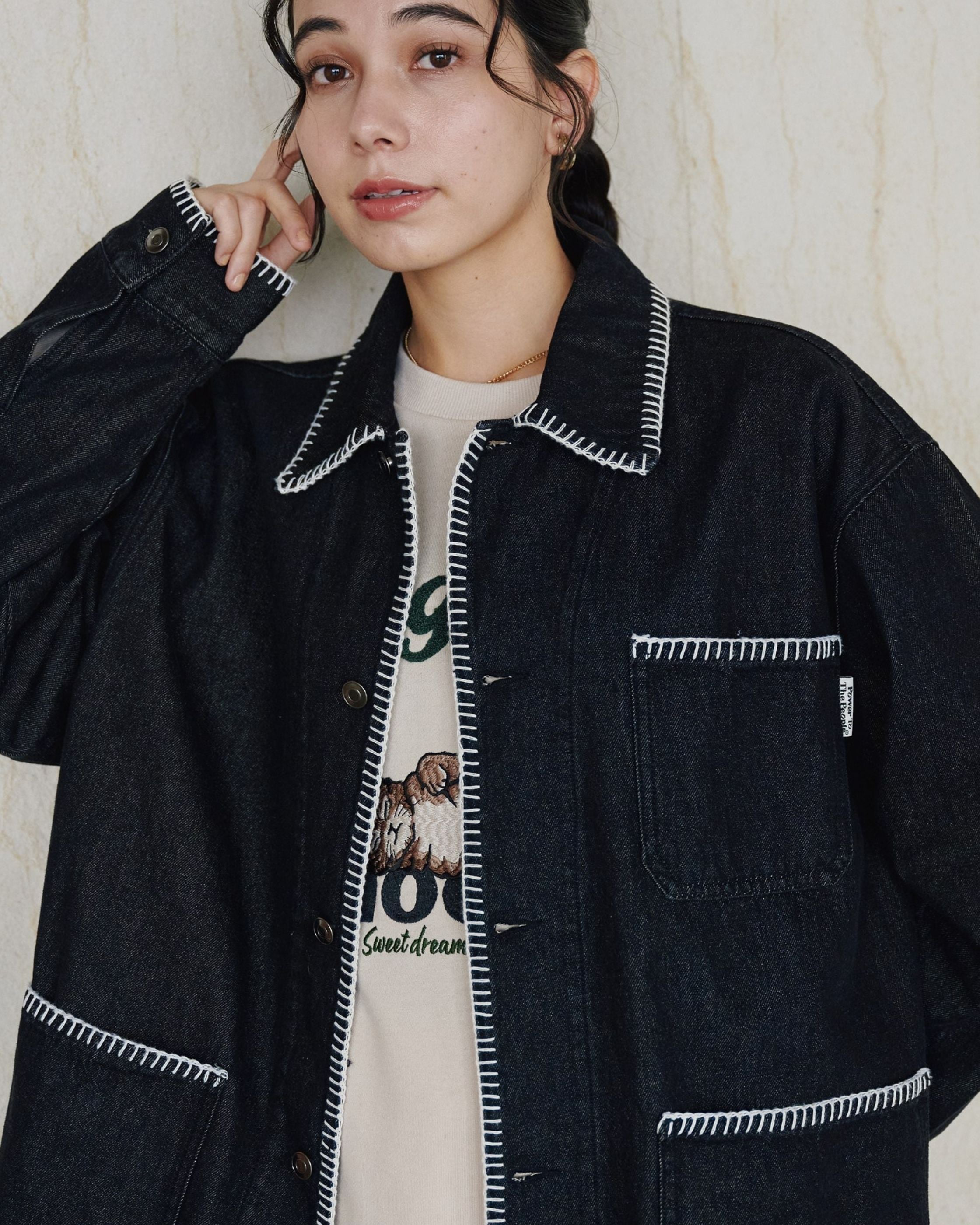 ブランケットステッチ デニムジャケット – Ha-Li-C STORE（ハリック