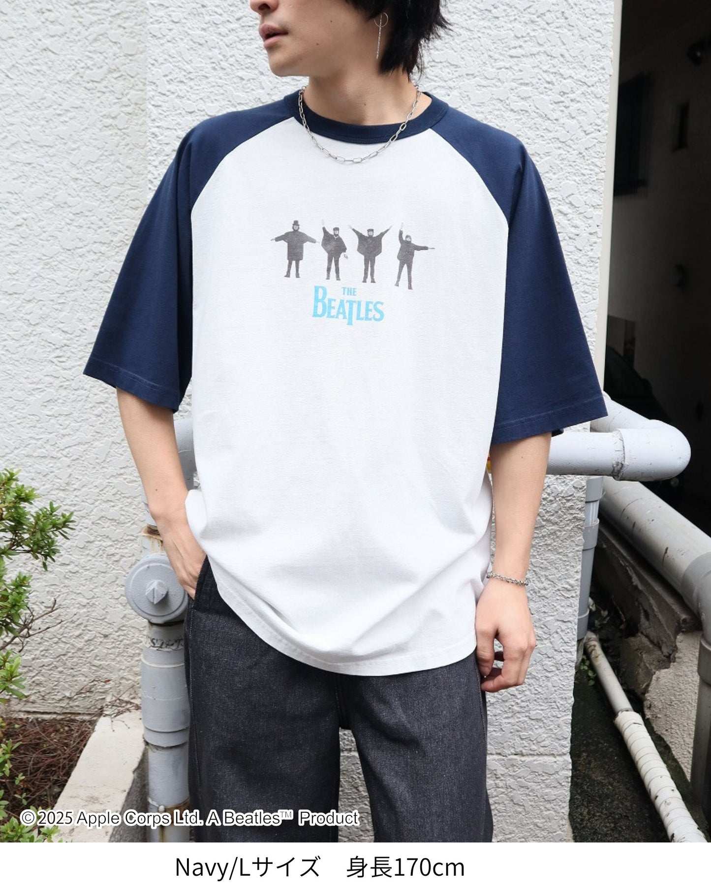 【The Beatles】HELP Raglan Tee