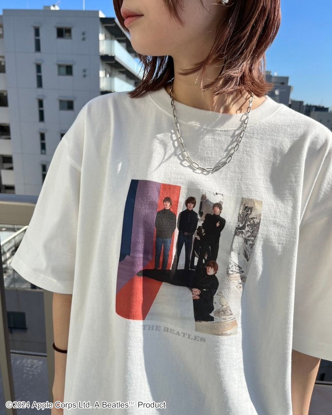 【ビートルズ】カラーフォトプリントTシャツ