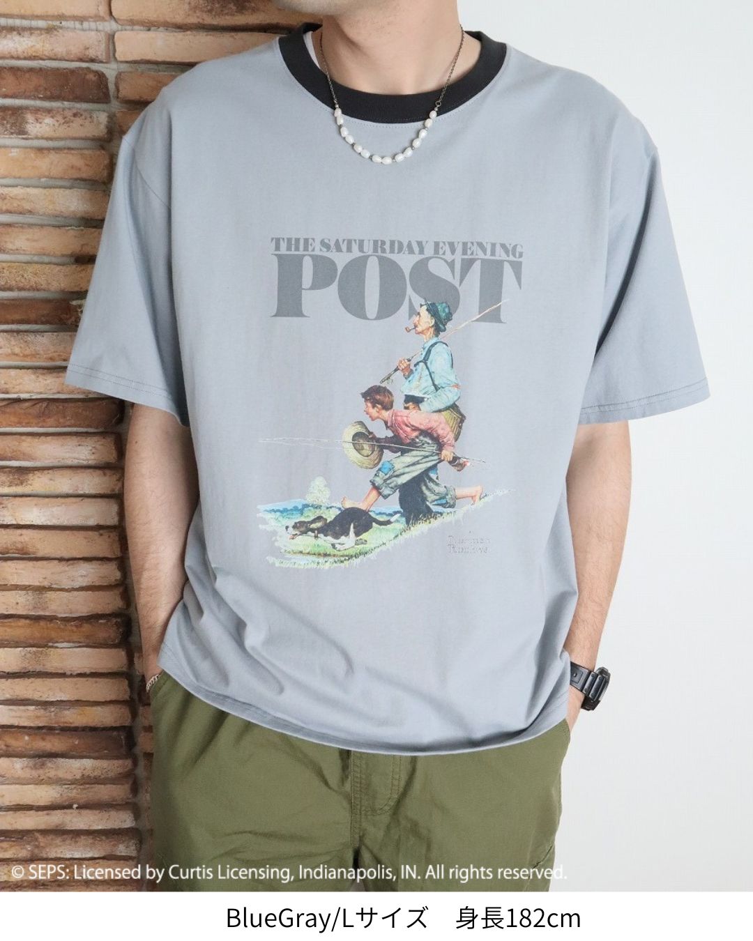 【POST】Grandpa＆me　プリントTシャツ