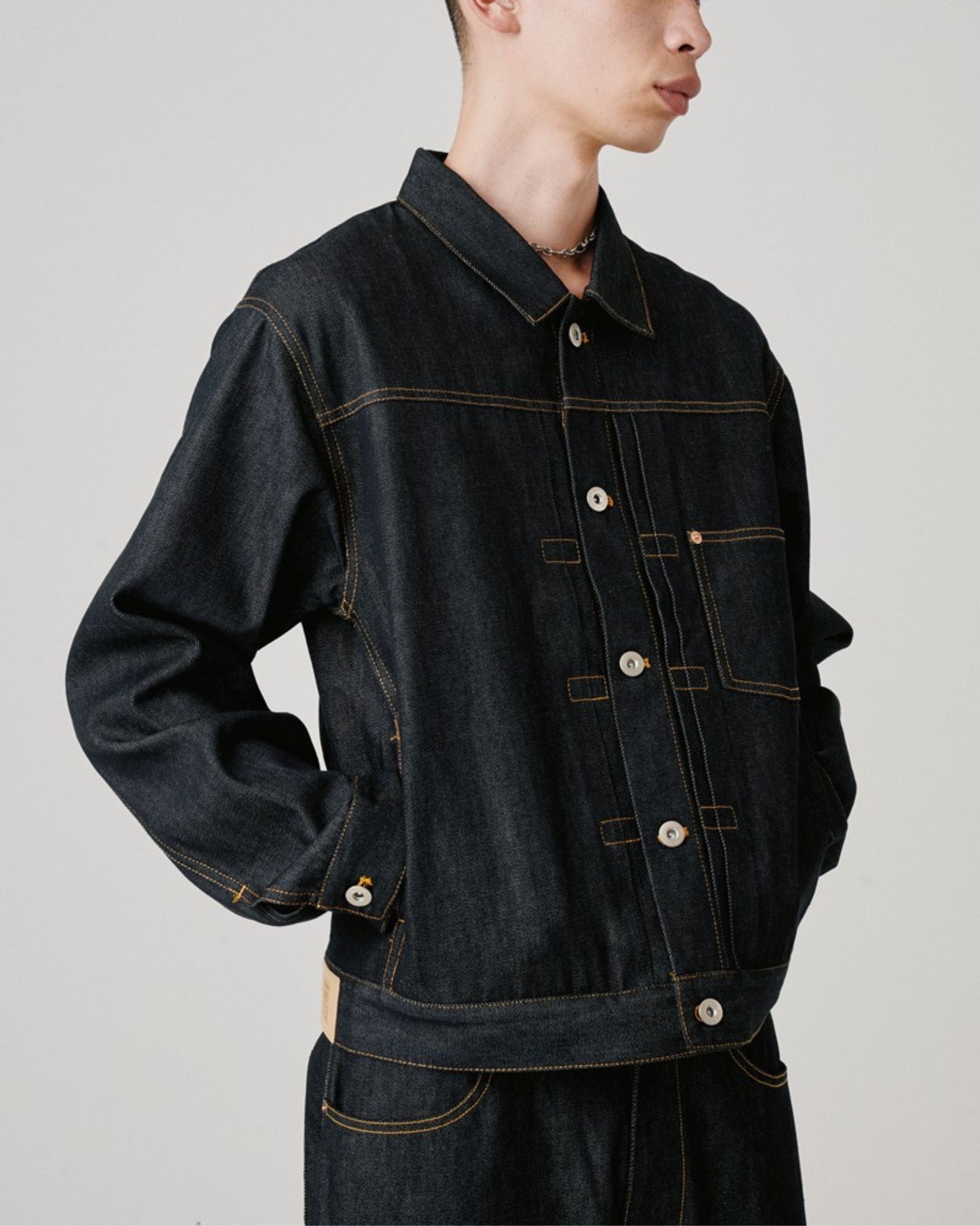 VISION STREET WEAR】Rigid Denim Jacket / ステッチリジットデニム