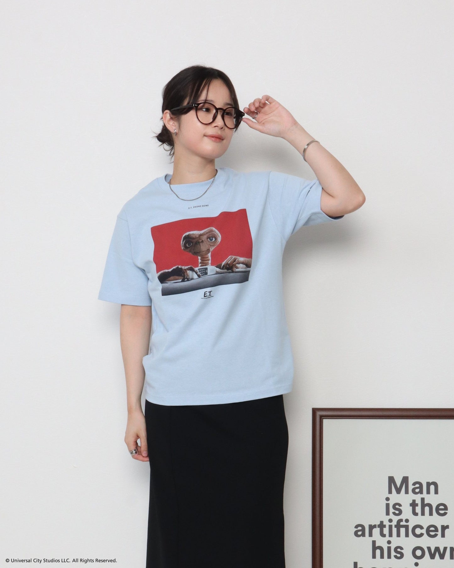 【E.T.】フォトプリントTシャツ