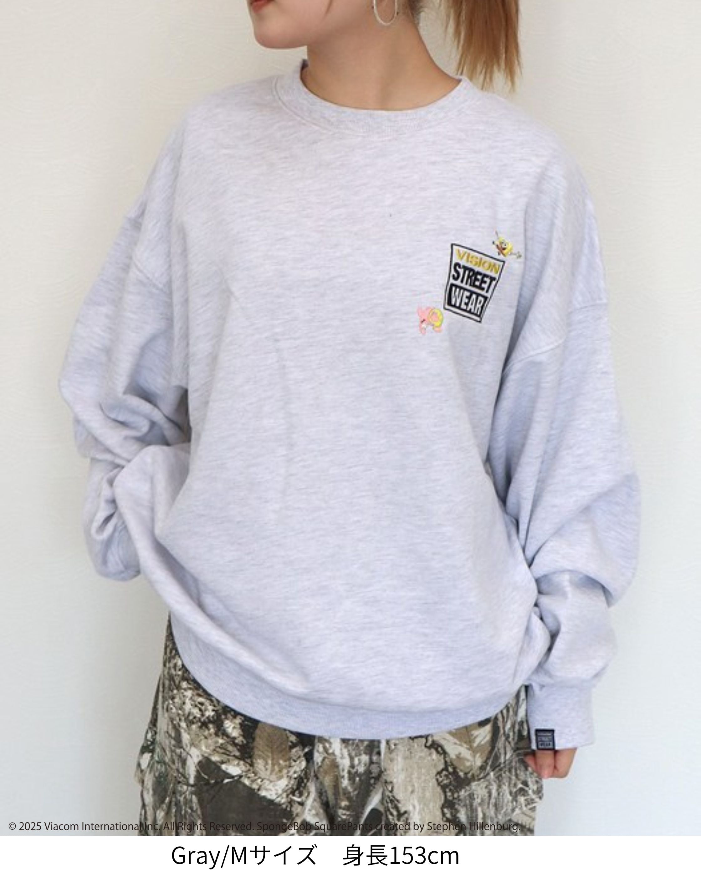VISION STREET WEAR×スポンジ・ボブ】SpongeBob & Patrick Sweatshirt