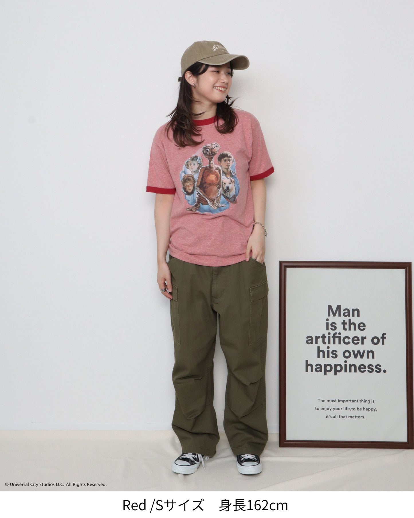 【E.T.】リンガーTシャツ