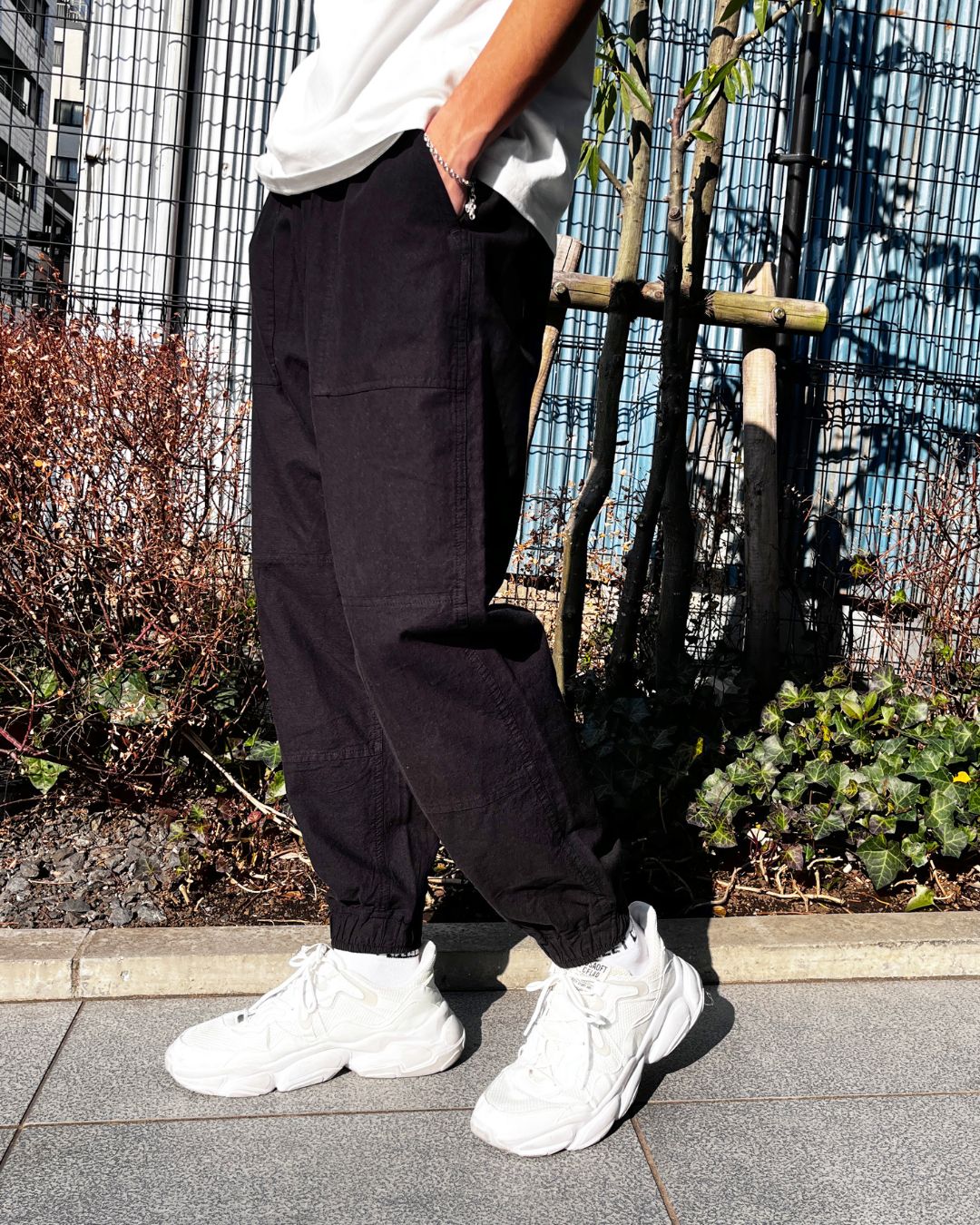 【MOVING PANTS】Linen blend  Relaxing Pants【Mens】