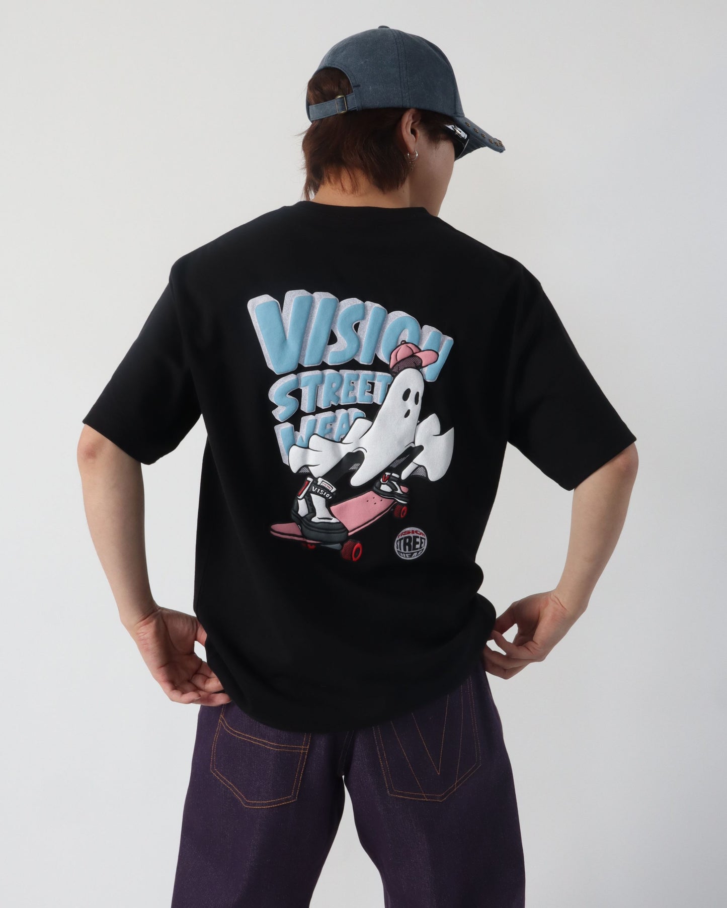 Rush Ghost Dry T / 発砲プリントゴーストTシャツ