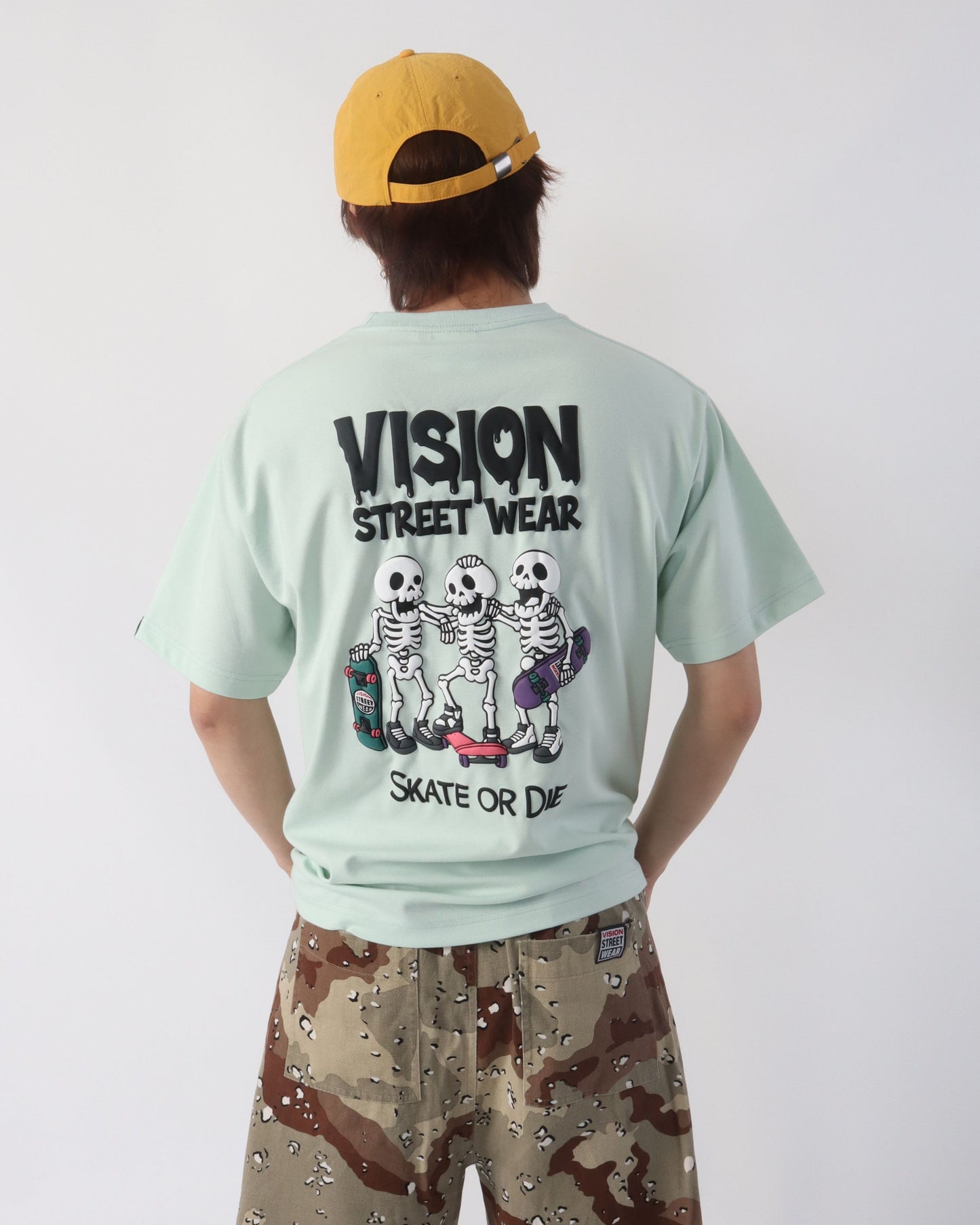 Skull Dry T / 清涼素材スカルTシャツ
