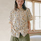 レトロ総柄シャツ