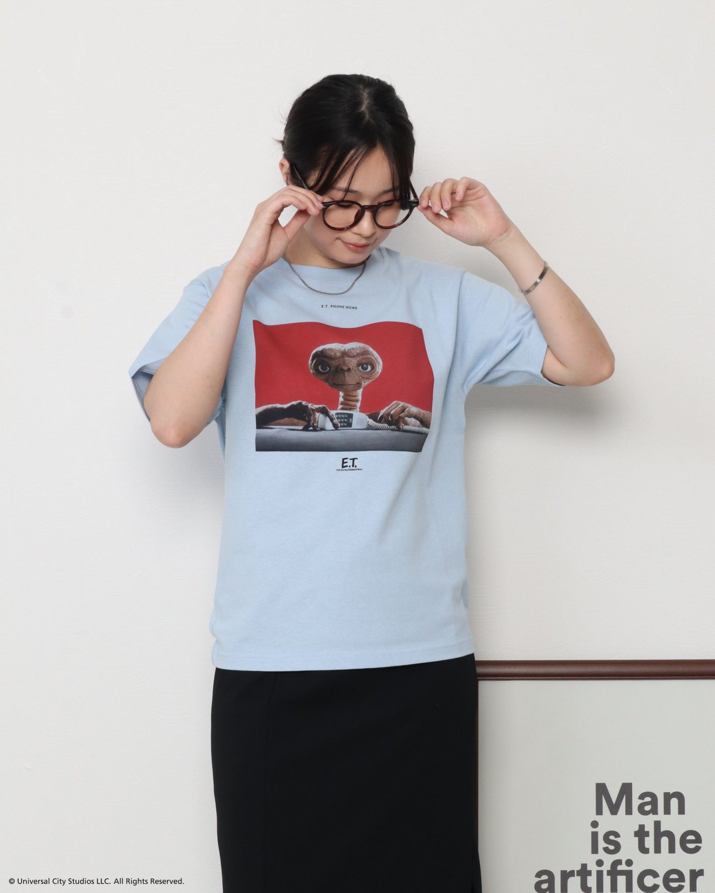 【E.T.】フォトプリントTシャツ
