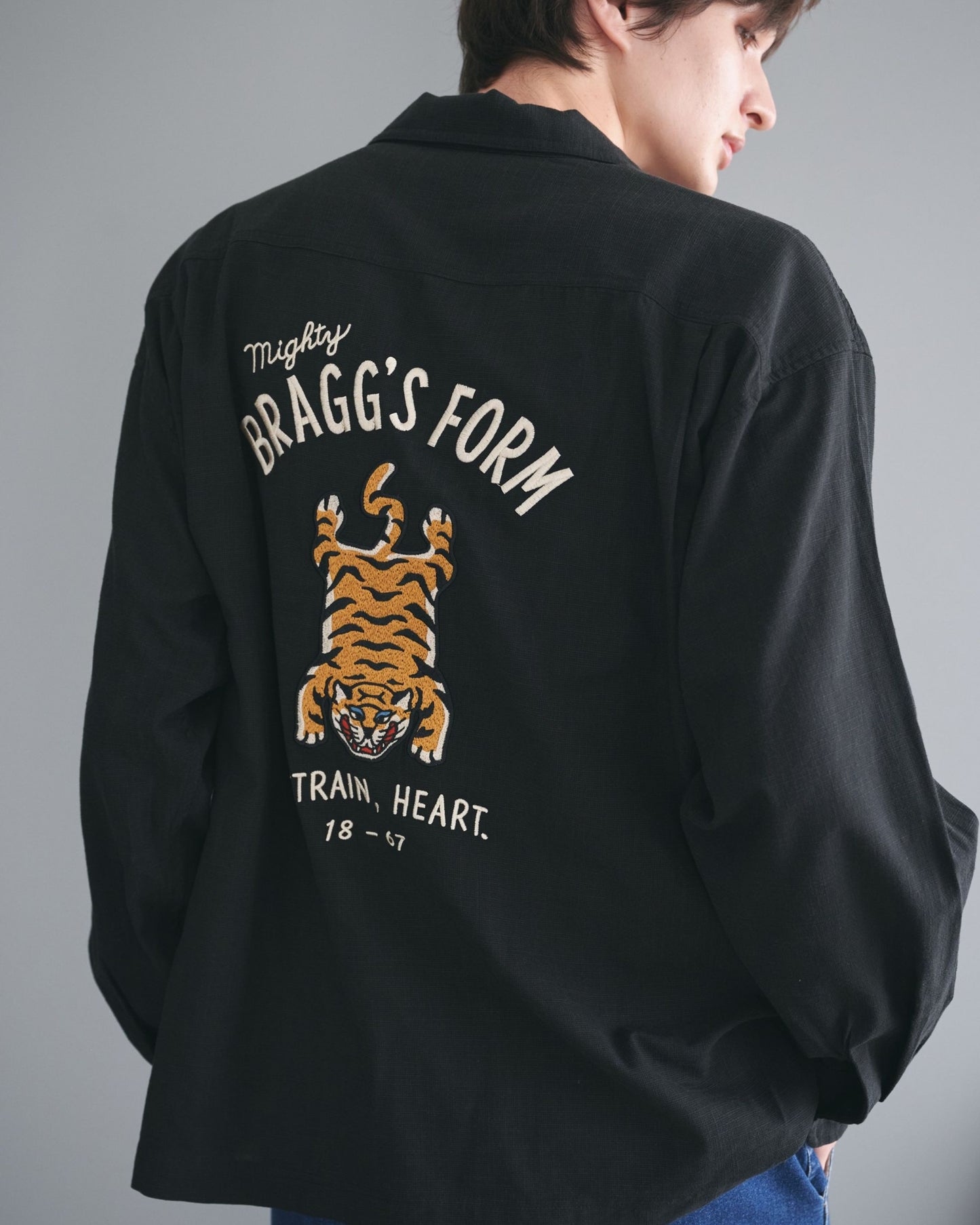 Tiger Linen-Like Shirt