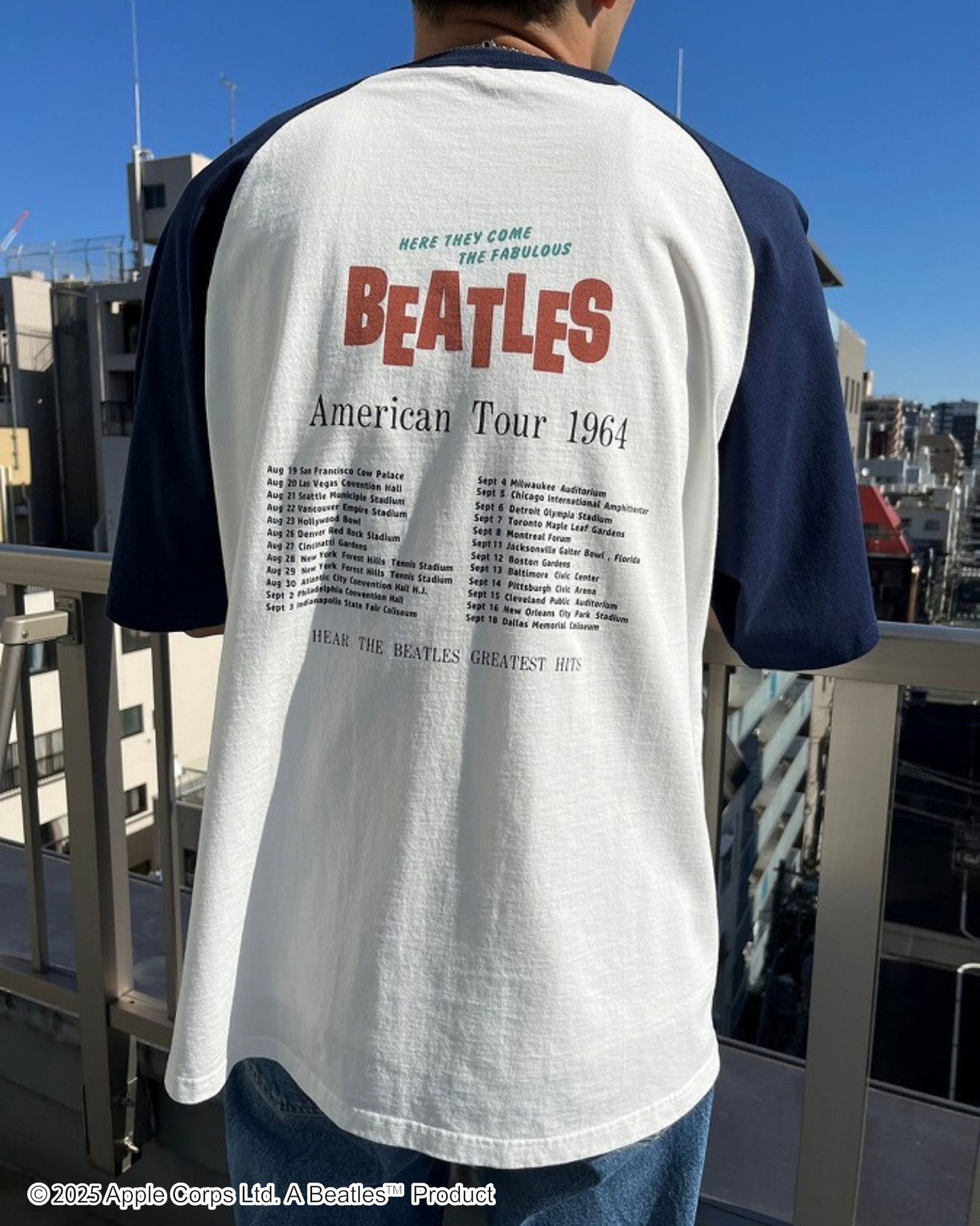 【The Beatles】Tour  Raglan Tee