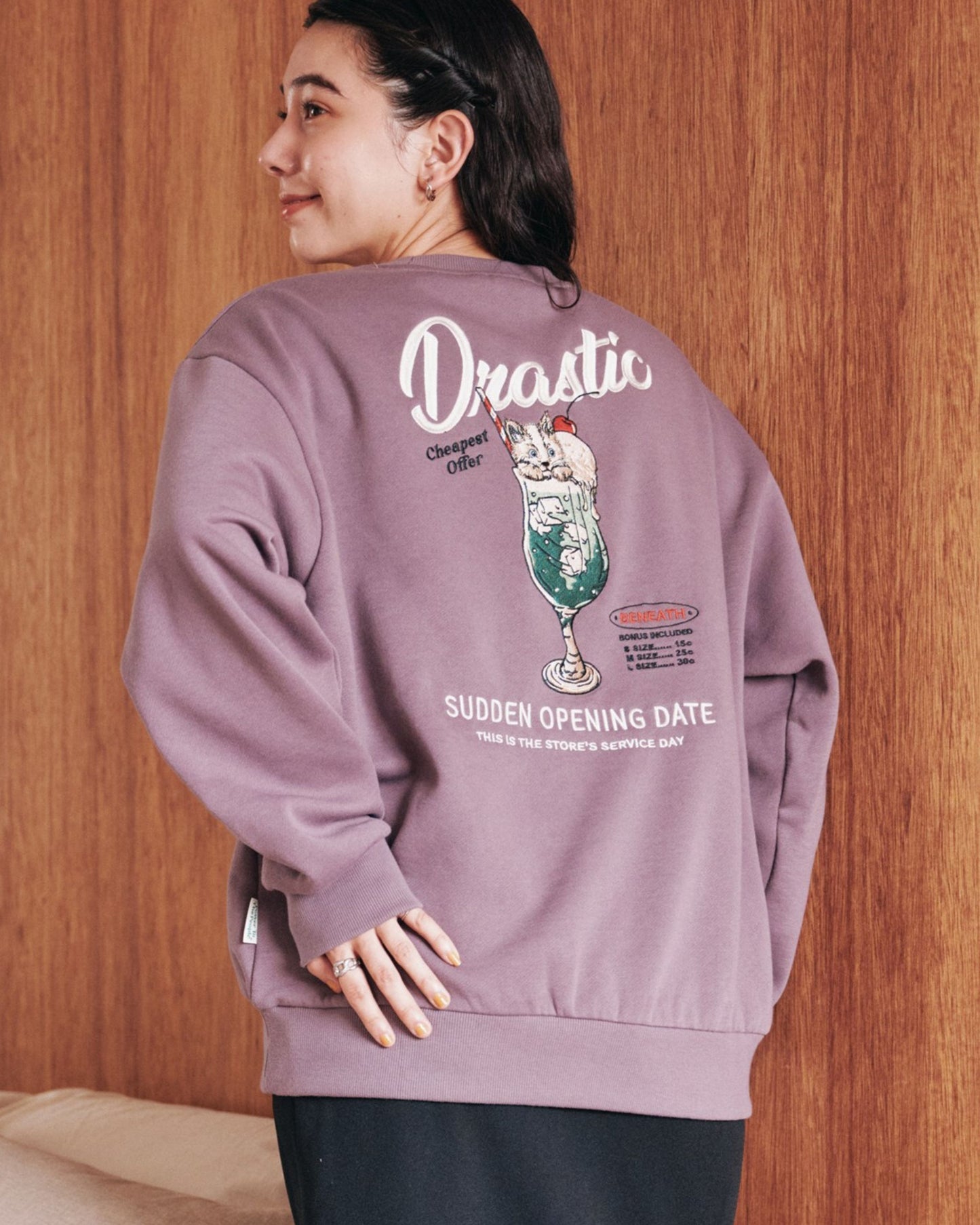 Soda Cat  Sweatshirt