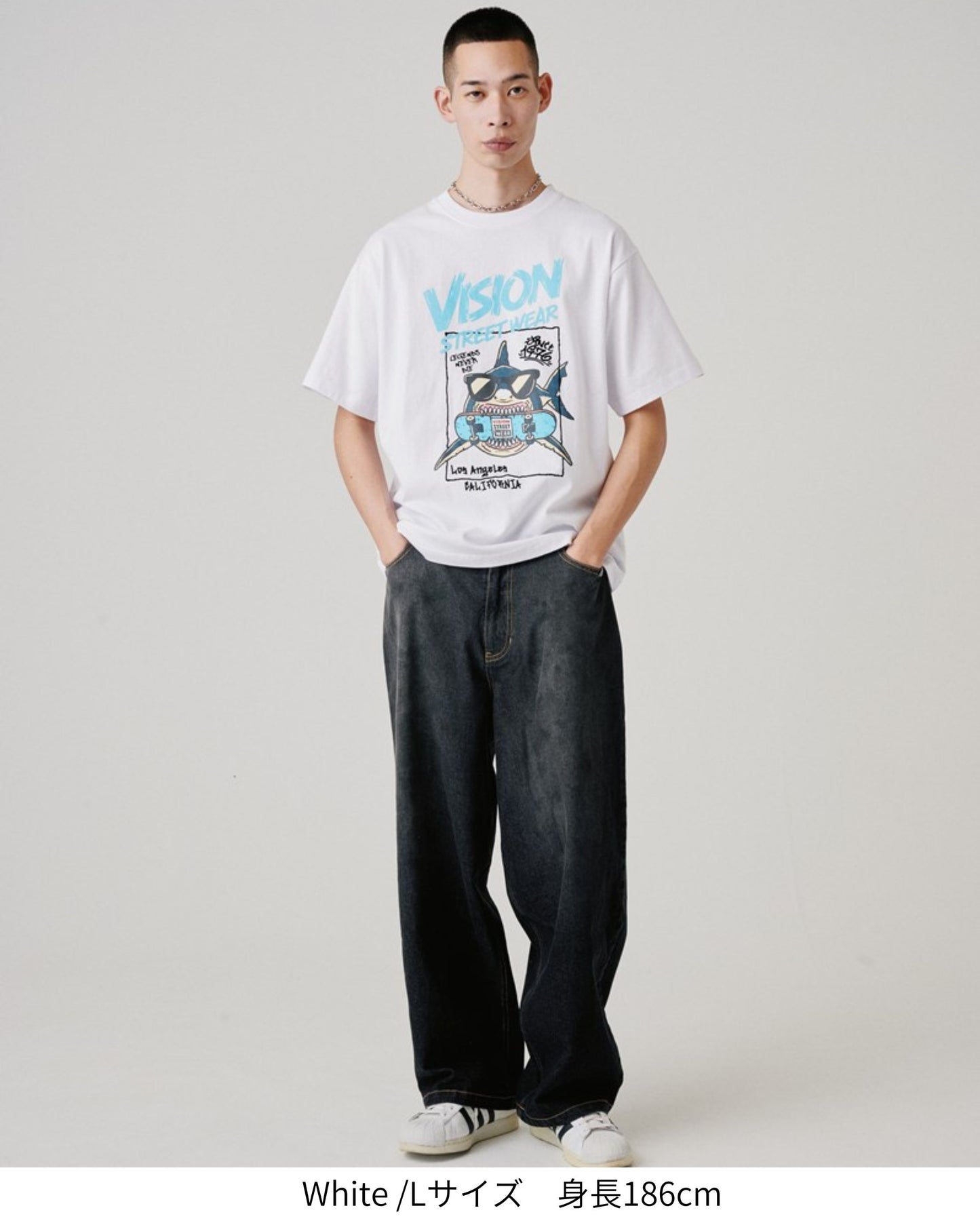 Shark  Graphic Tee / シャークグラフィックT　