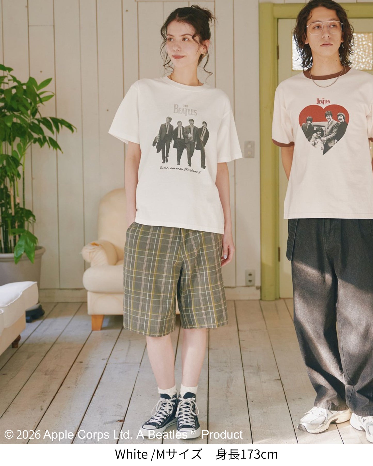 【ビートルズ】アルバムデザイン　箔プリントT