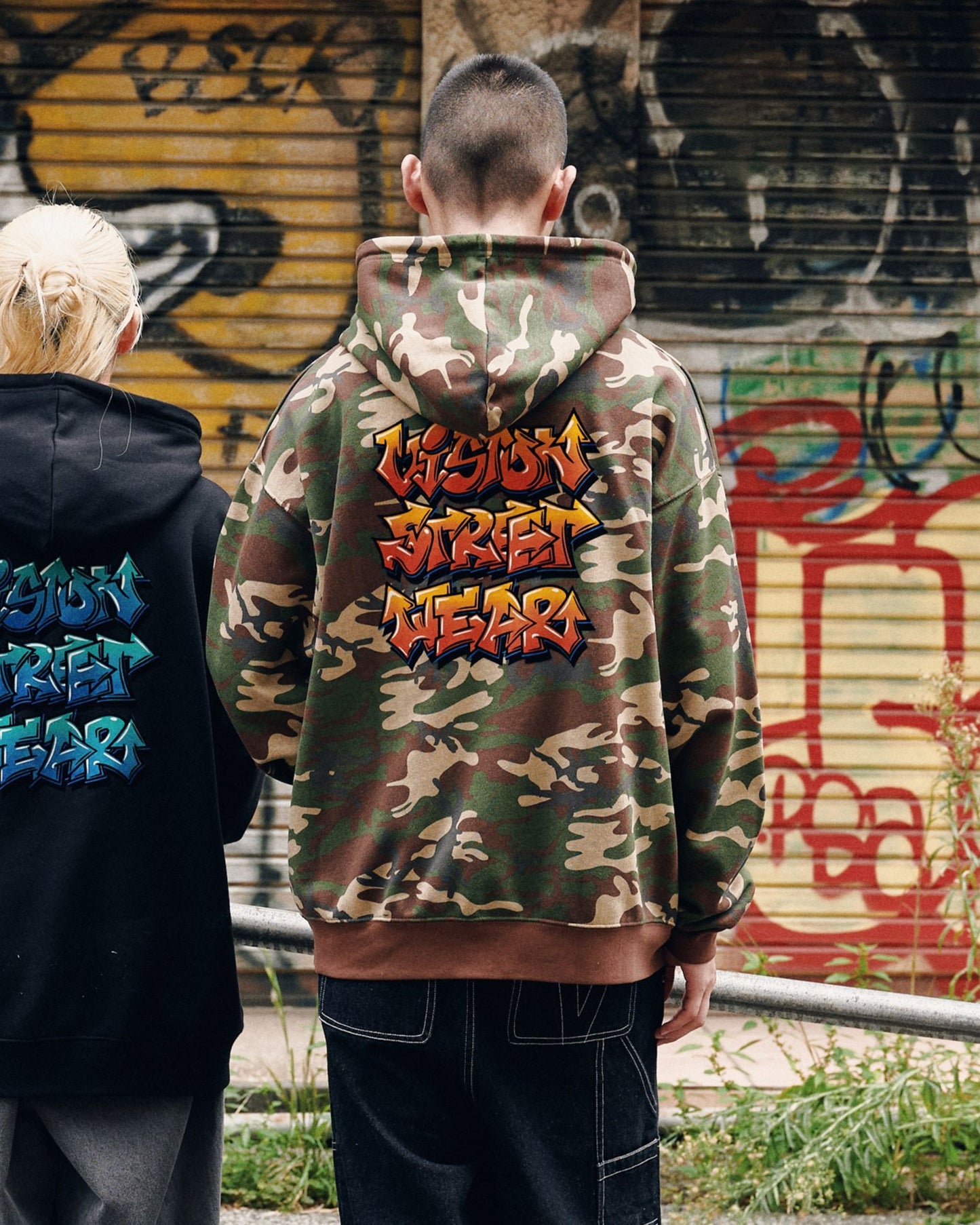 Arrow Logo Hoodie / スプレーアートロゴパーカー