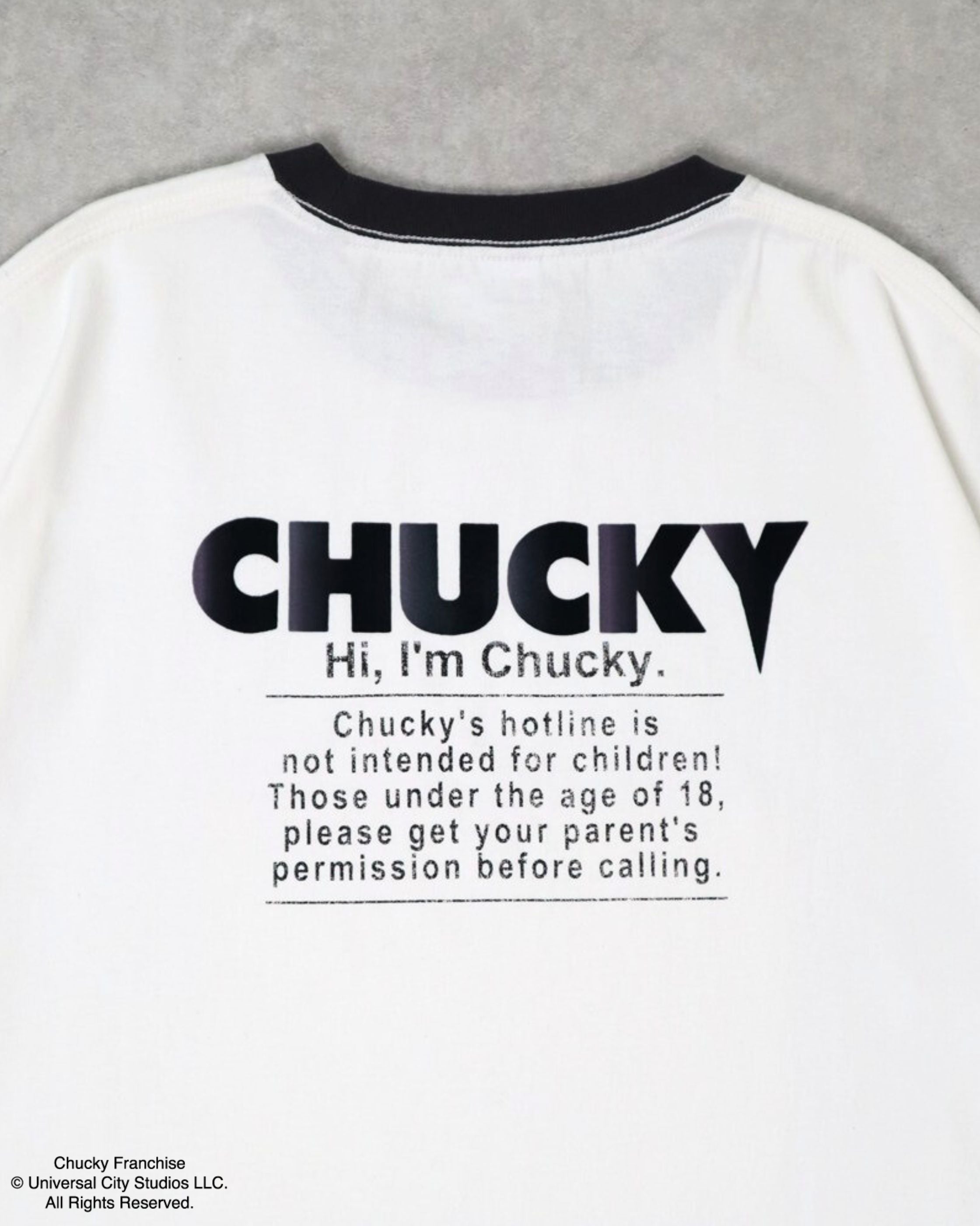 tシャツ 「CHUCKY / チャッキー」バンド風イラストTシャツ レディース メンズ ADPOSION tシャツ 「CHUCKY / チャッキー」バンド風イラストT