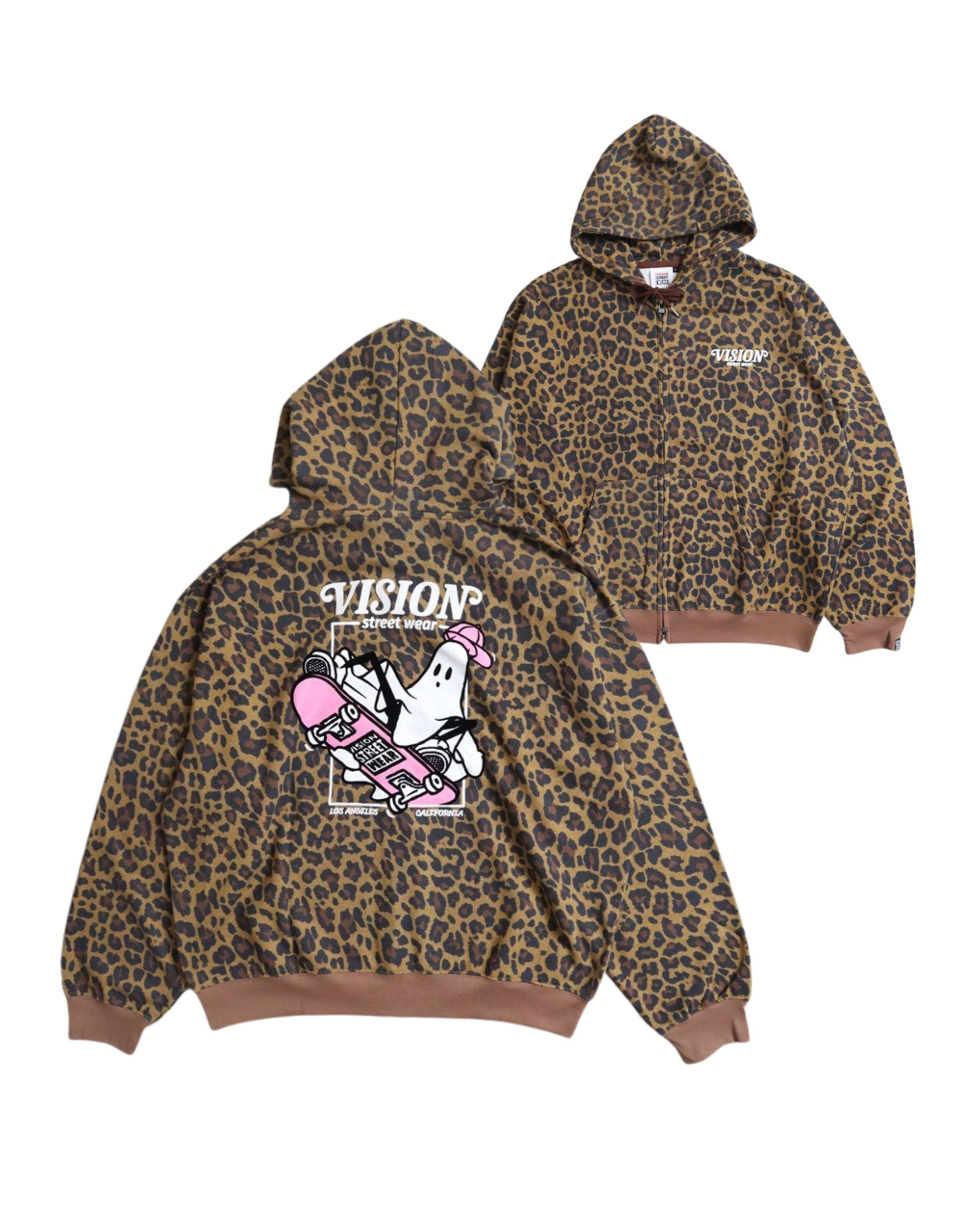 トイストーリー ゴーストバーガー VISION STREET WEAR】Ghost ZIP Hoodie / 飛び出すゴーストZIPパーカー