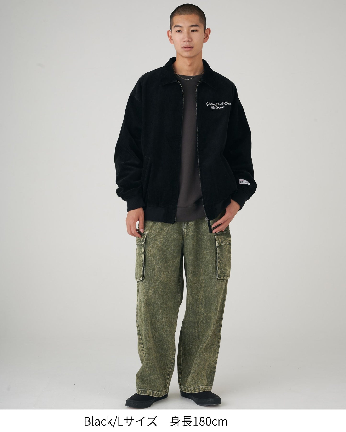 Embroidered Corduroy Jacket